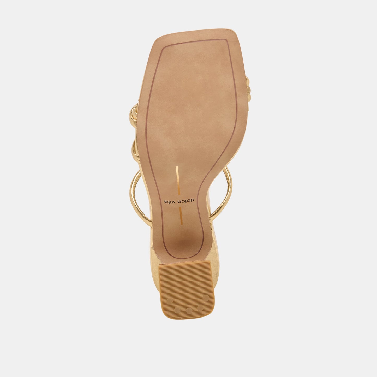 Alayna Gold Leather Heels Dolce Vita On sale