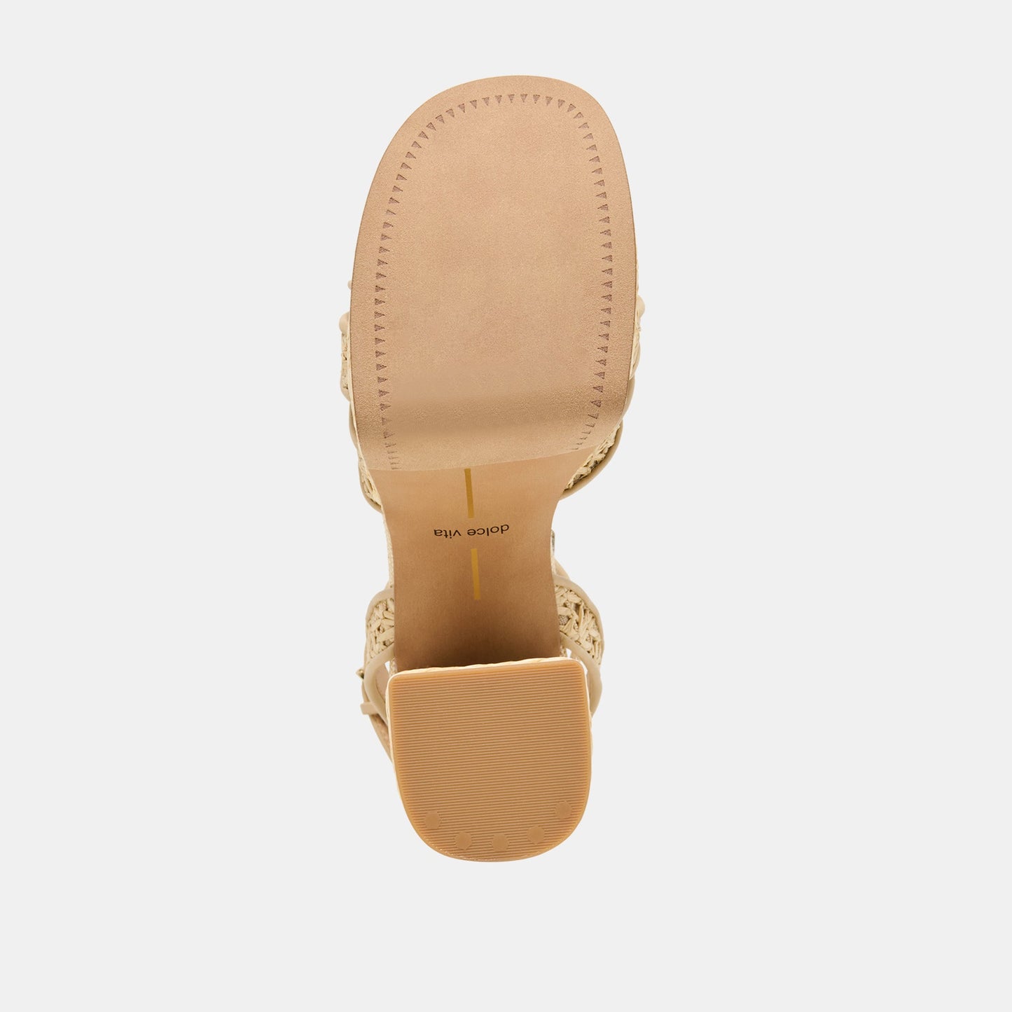 Danila Lt Natural Cross Hatch Raffia Heels Dolce Vita New