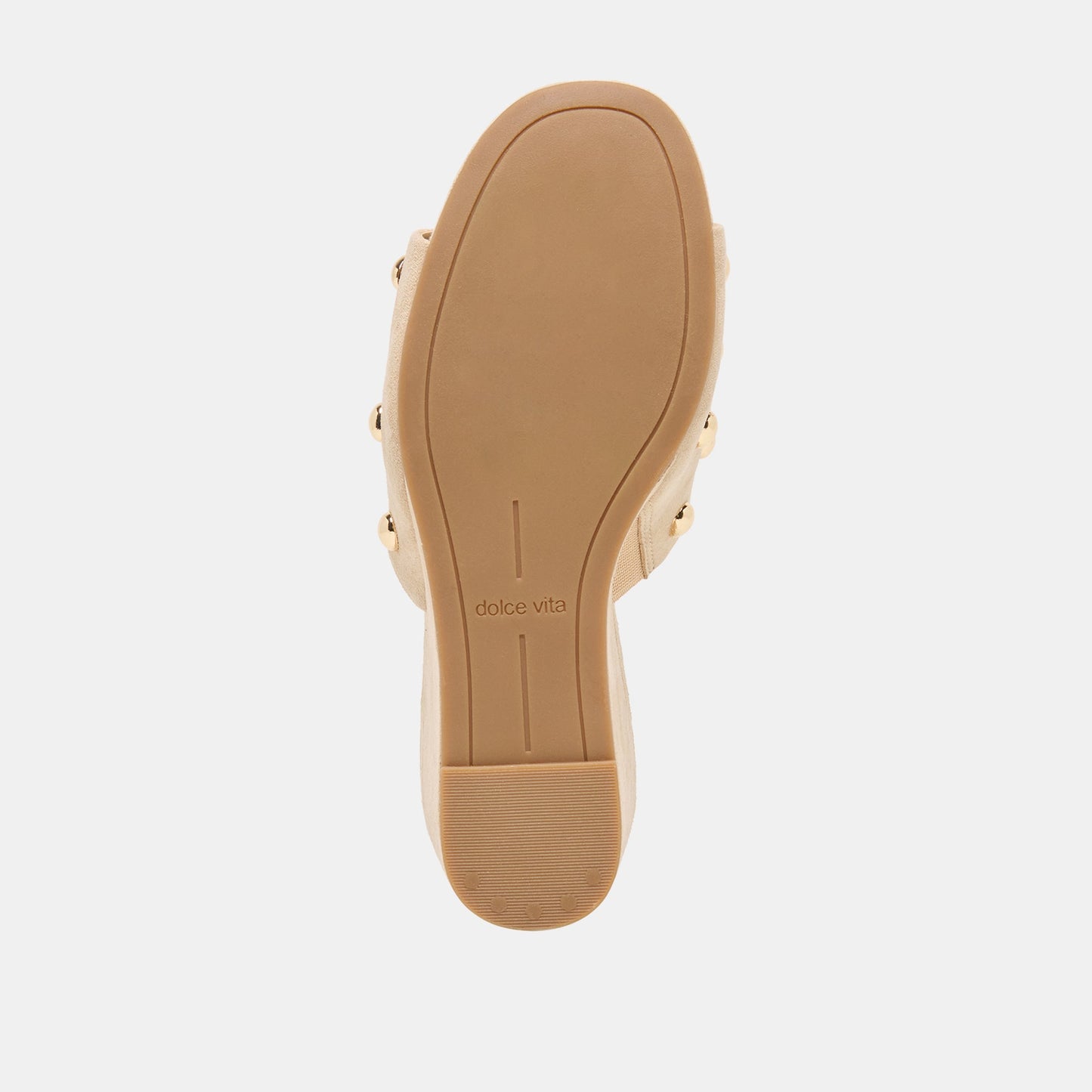 Holta Stud Camel Suede Wedges Dolce Vita Discount