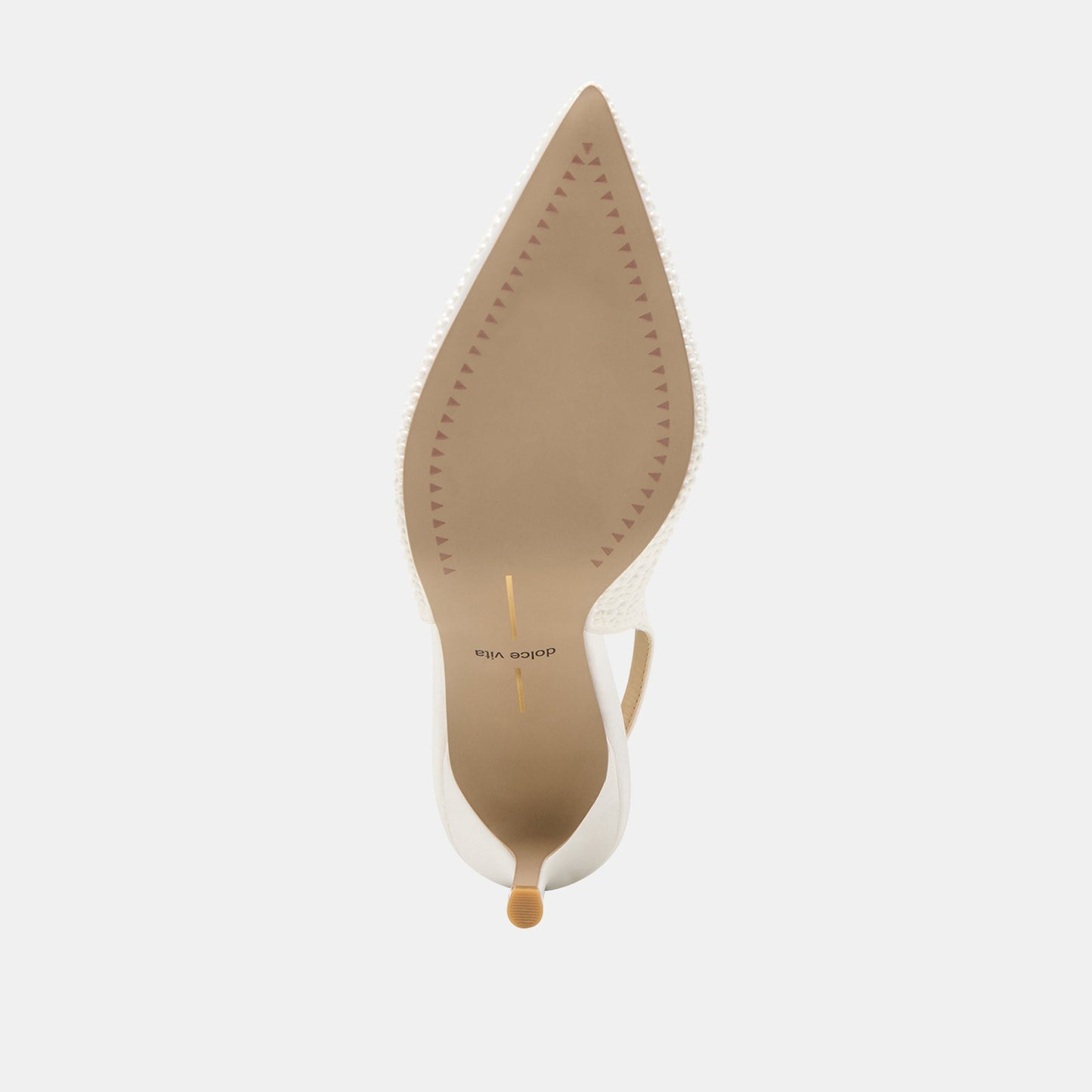 Elasi Pearl Off White Satin Heels Dolce Vita Sale