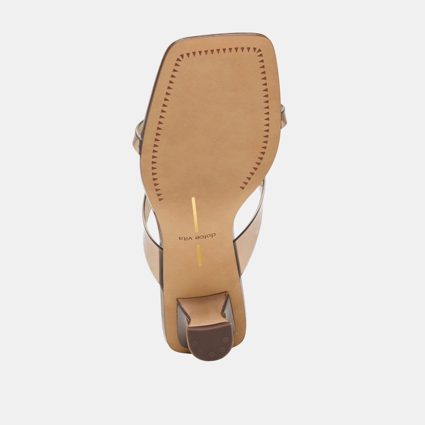 Brevel Vinyl Dk Brown Jelly Heels Dolce Vita Outlet