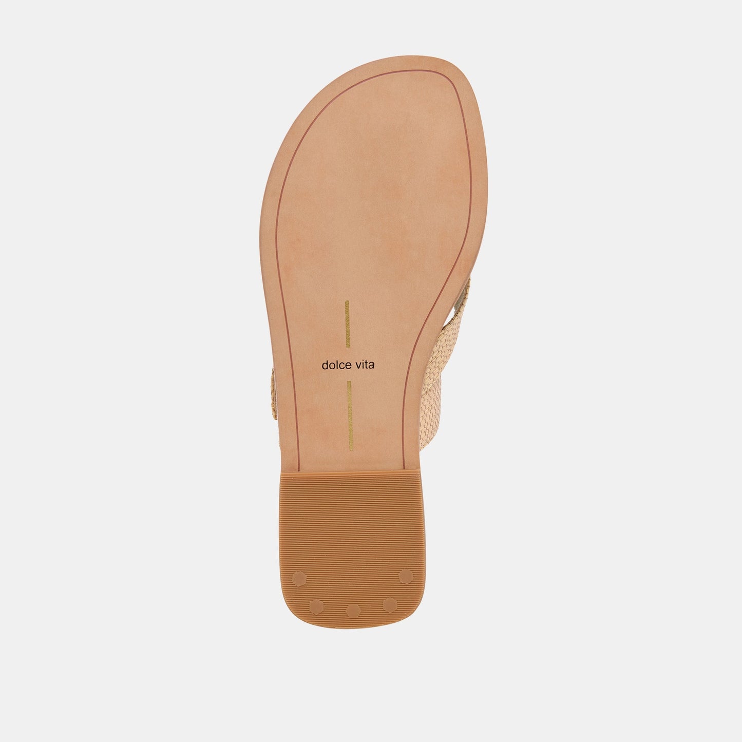 SHORE Sand Raffia Flip-Flop Buckled Sandals Dolce Vita For sale