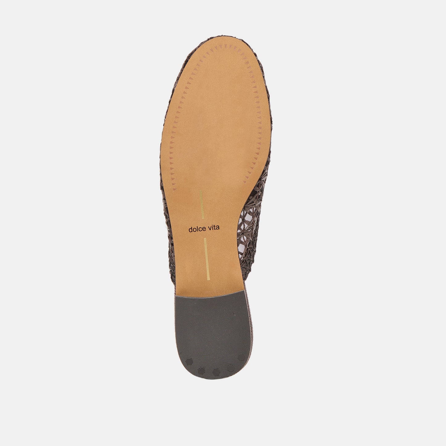 Kirt Chocolate Cross Hatch Raffia Flats Dolce Vita Sale