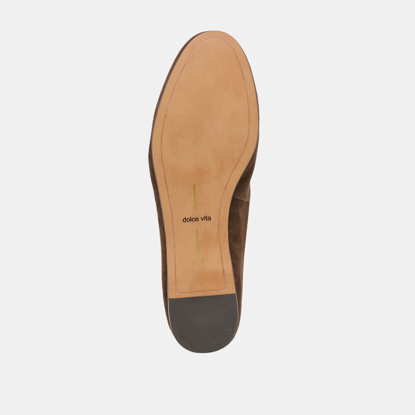 Eila Dk Brown Suede Flats Dolce Vita New