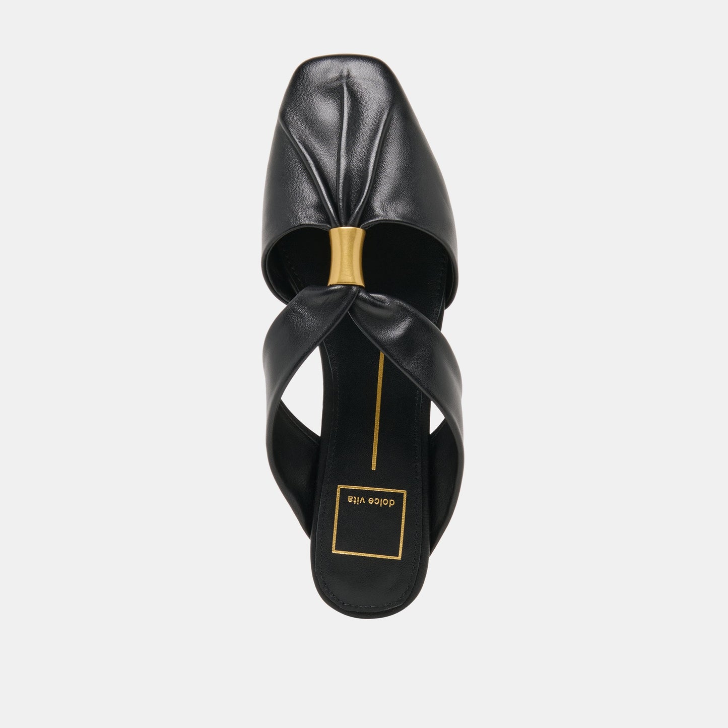 Franey Black Leather Flats Dolce Vita Online