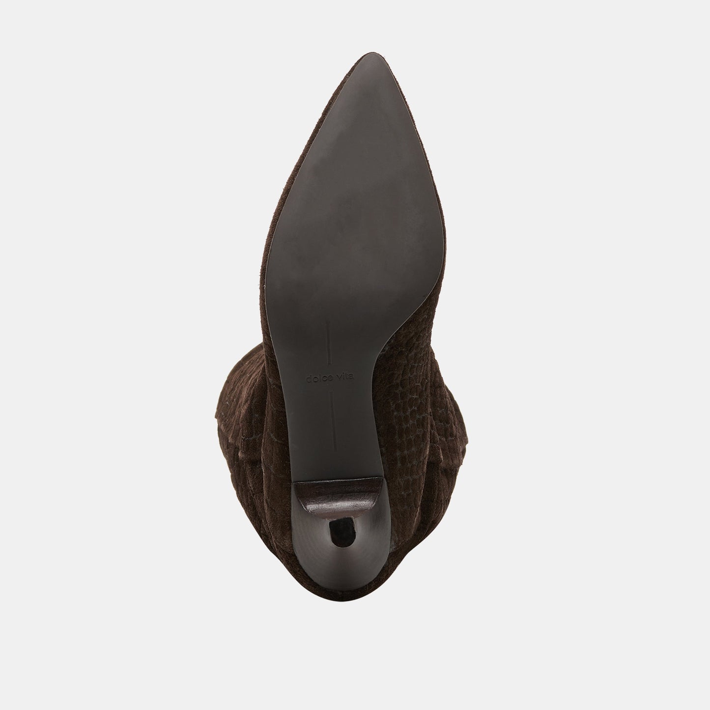 Roxla Dk Chocolate Croco Embossed Leather Boots Dolce Vita Online