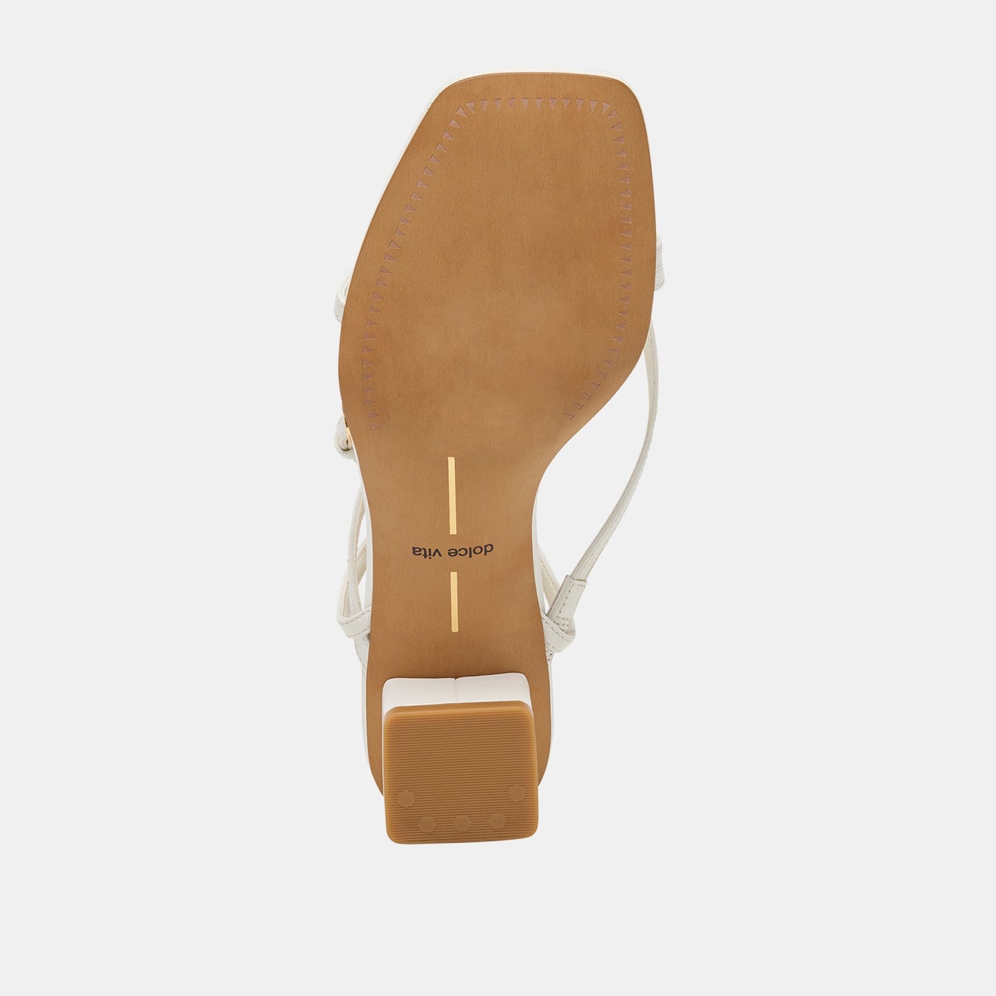 Karlos True White Leather Sandals Dolce Vita Sale