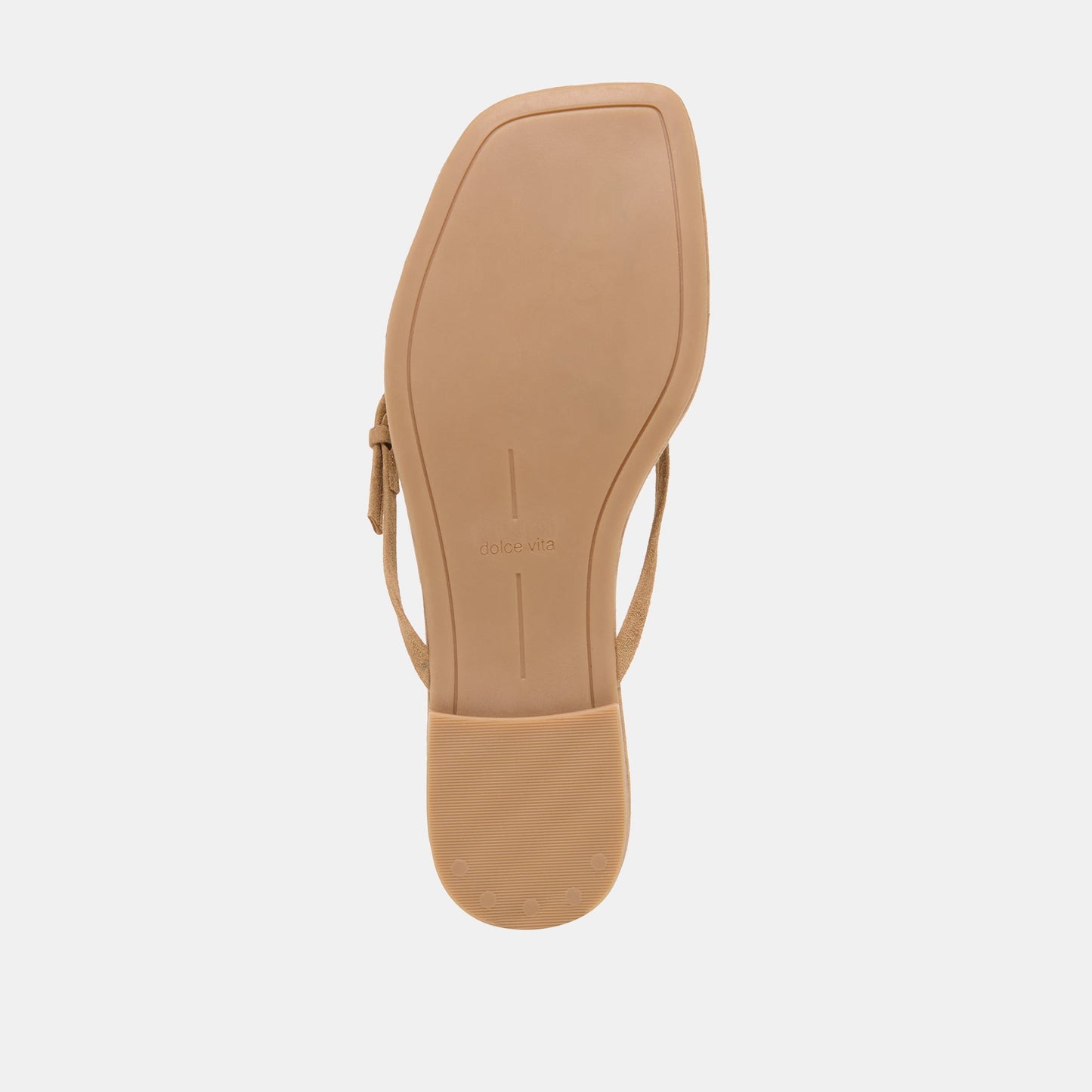 MALTA Lt Brown Suede Buckle Flip-Flop Sandals Dolce Vita On sale