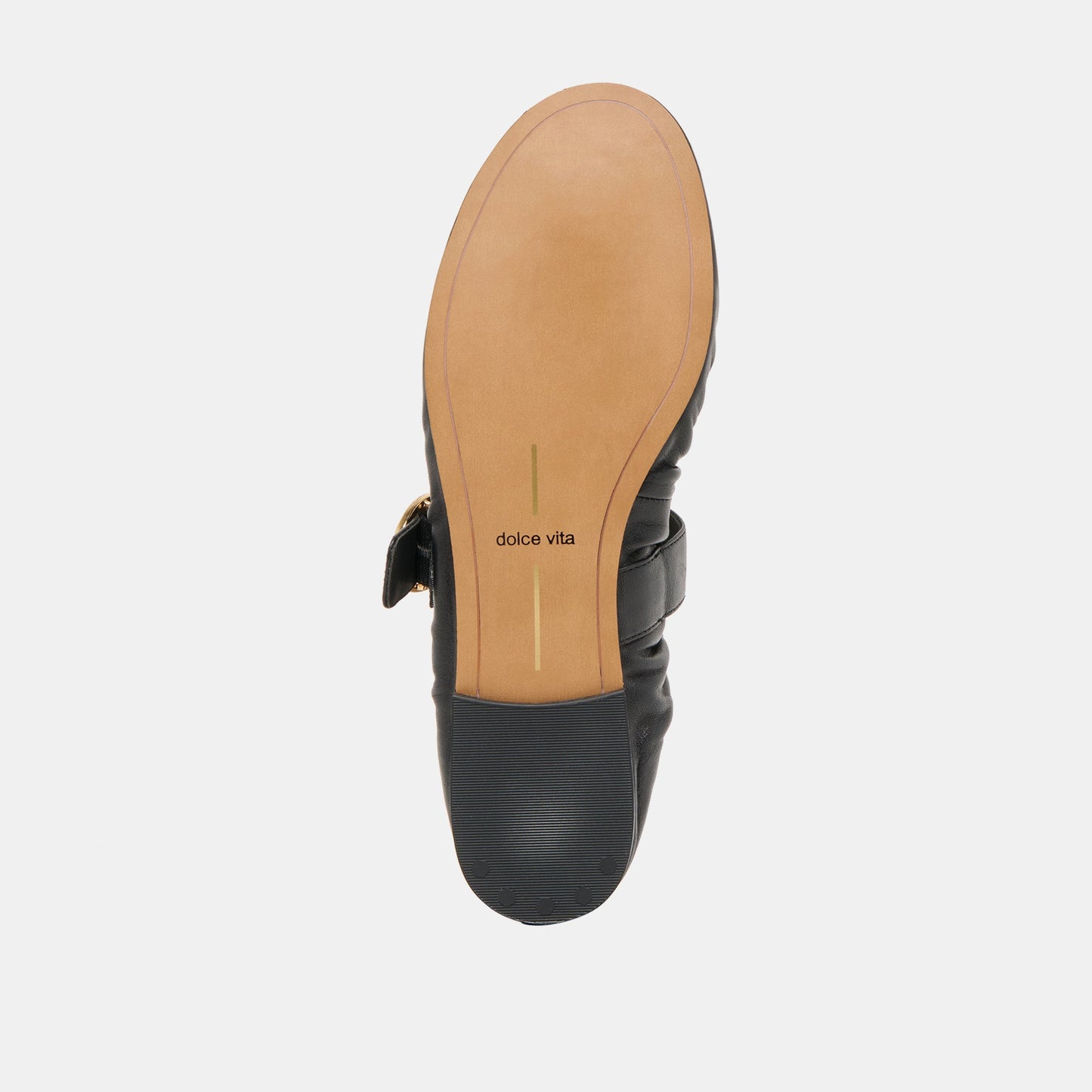 Caely Black Leather Ballet Flats Dolce Vita Discount
