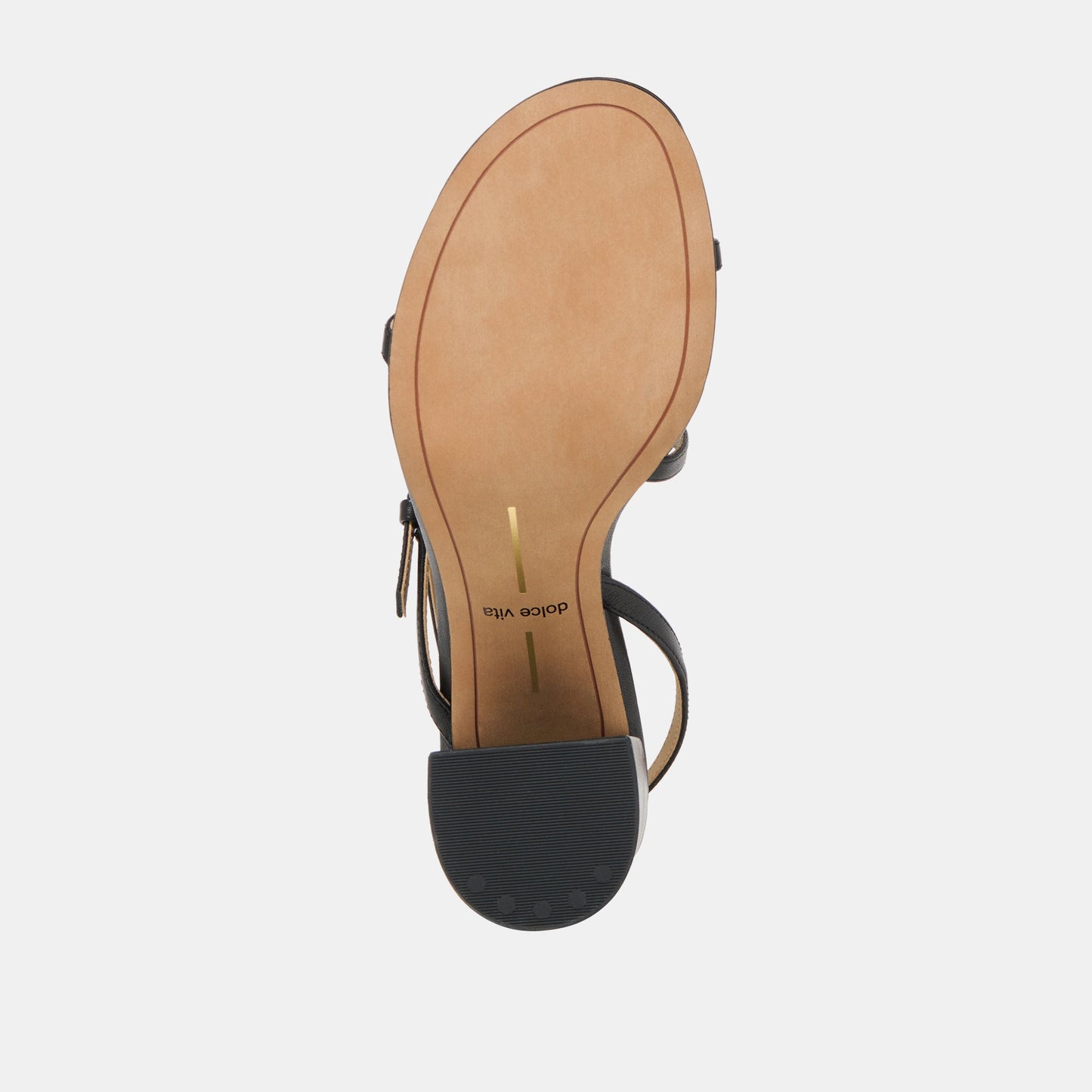 Faye Black Leather Heels Dolce Vita Outlet