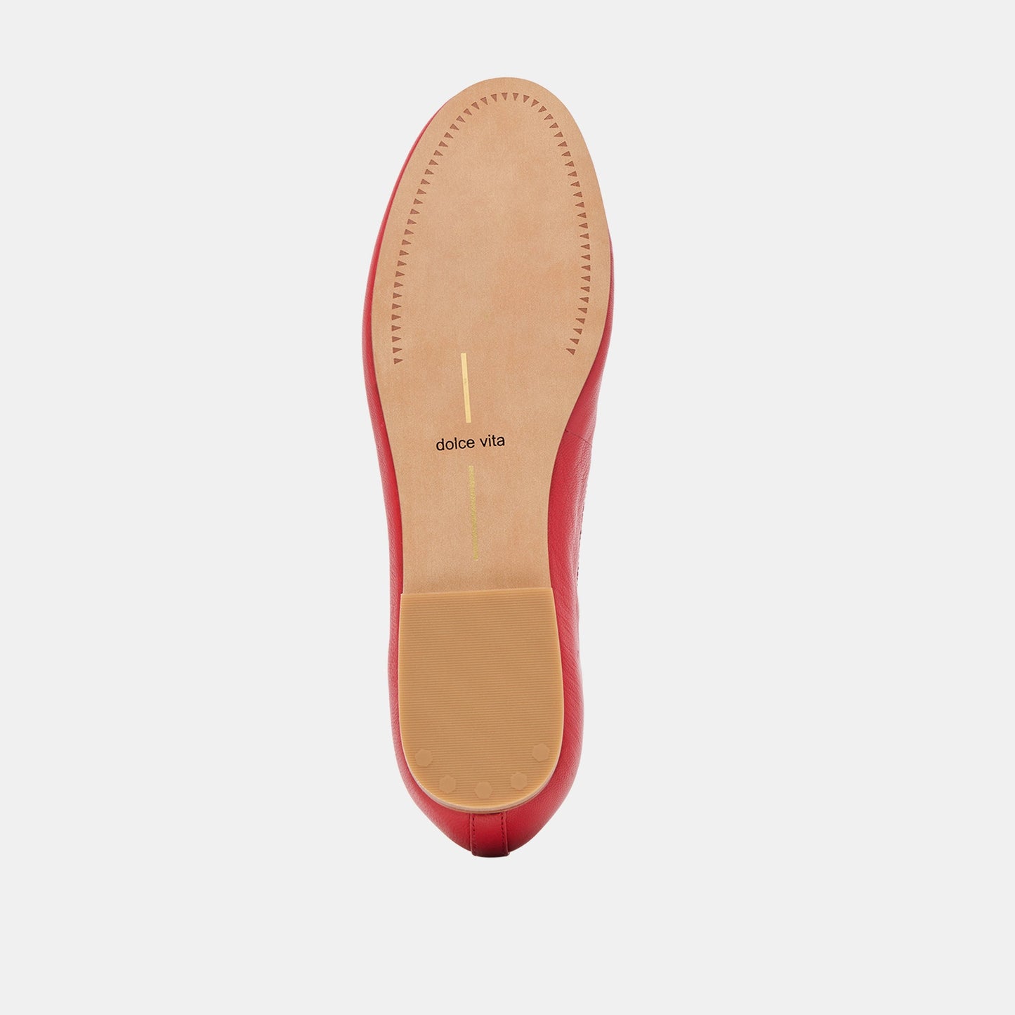 Ritla Wide Cherry Leather Ballet Flats Dolce Vita Sale