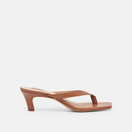 Ramia Cognac Leather Heels Dolce Vita Discount