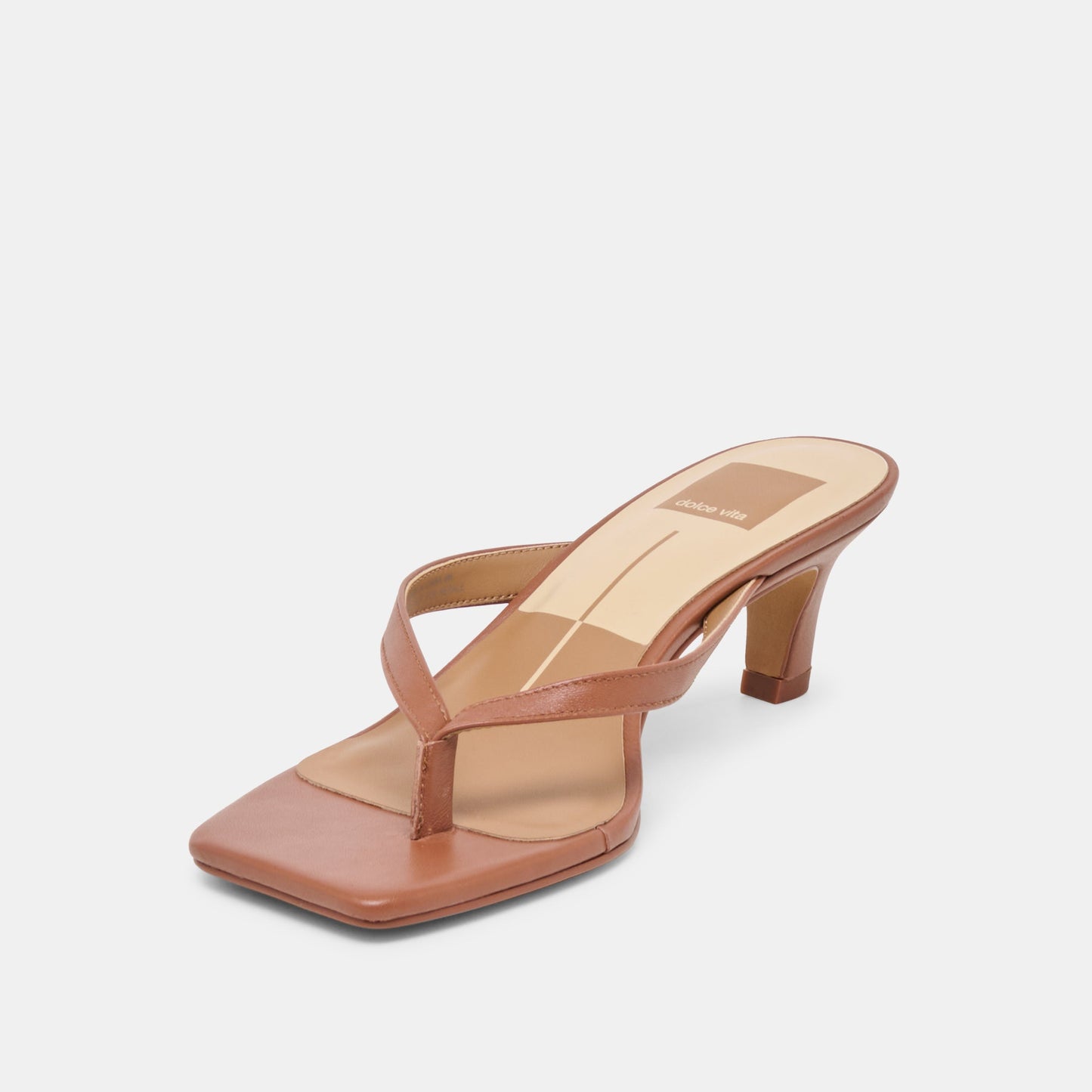 Ramia Cognac Leather Heels Dolce Vita Discount