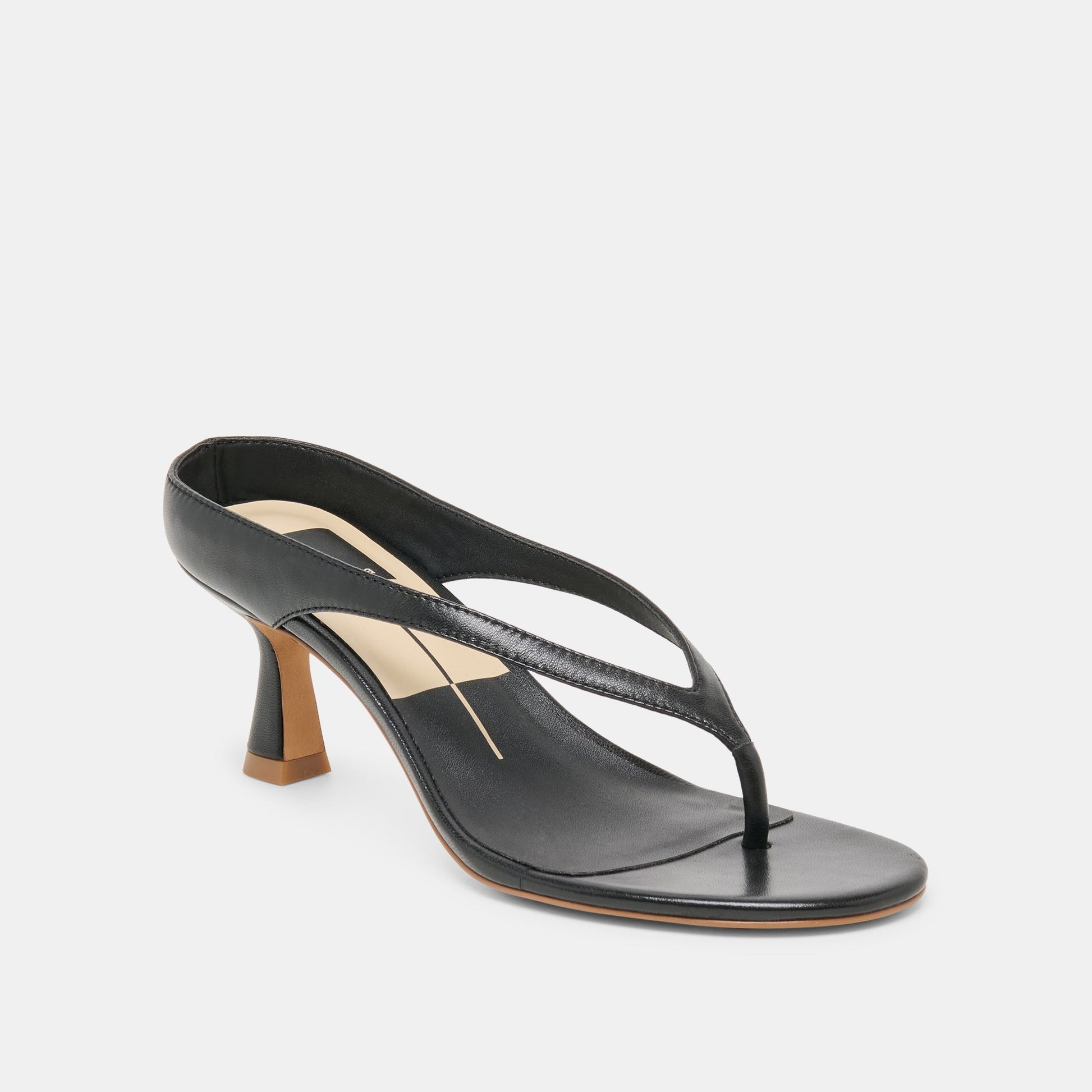 Doreen Black Leather Heels Dolce Vita Sale