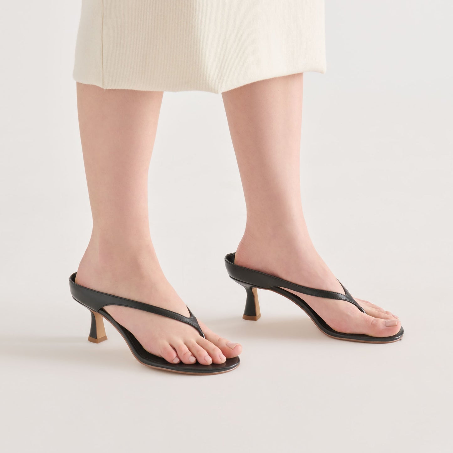 Doreen Black Leather Heels Dolce Vita Sale