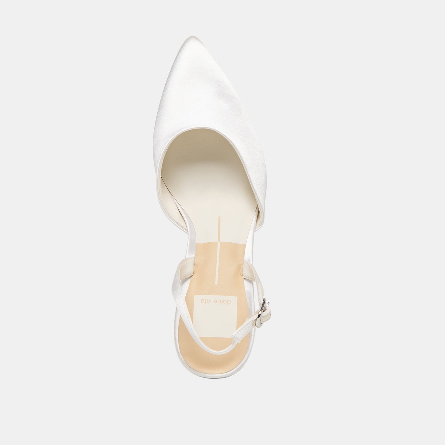 Carel True White Satin High Heels Dolce Vita Outlet