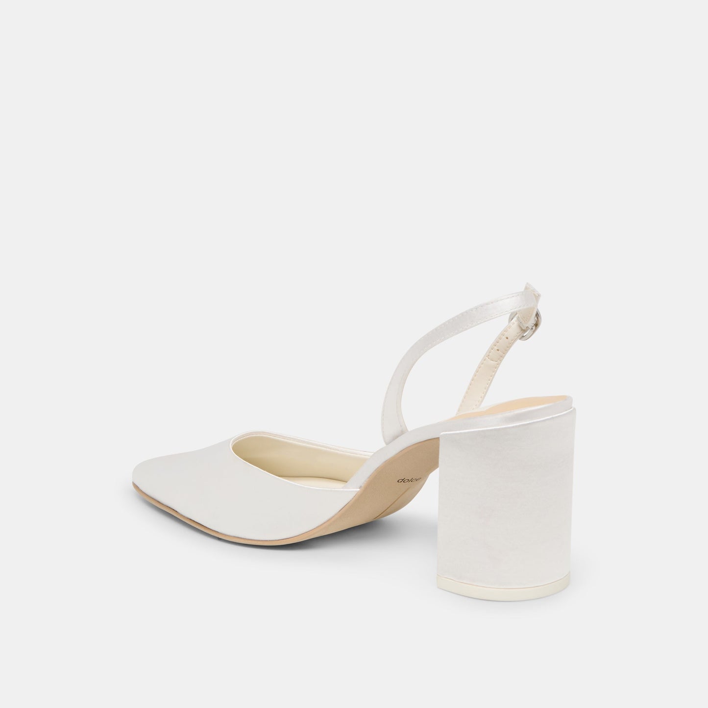Carel True White Satin High Heels Dolce Vita Outlet