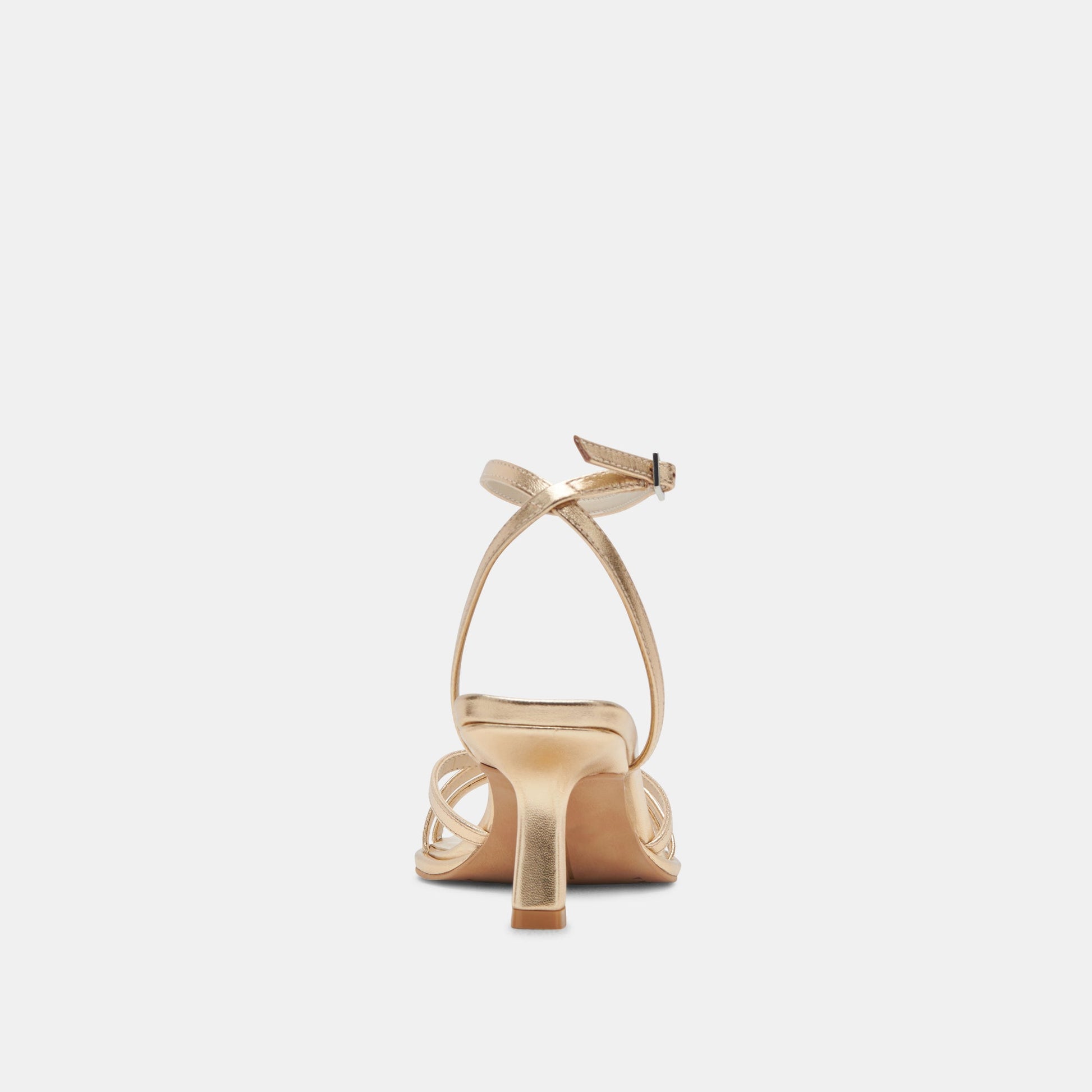 Manji Light Gold Metallic Leather Heels Dolce Vita For sale