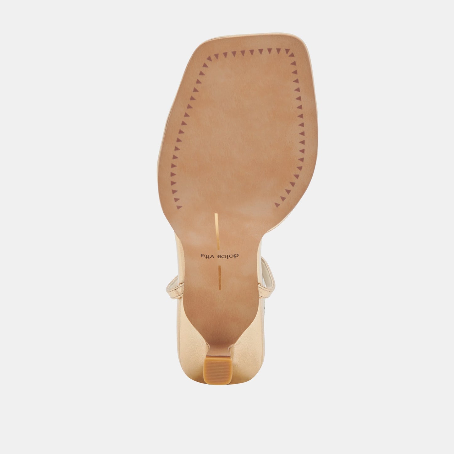 Manji Light Gold Metallic Leather Heels Dolce Vita For sale
