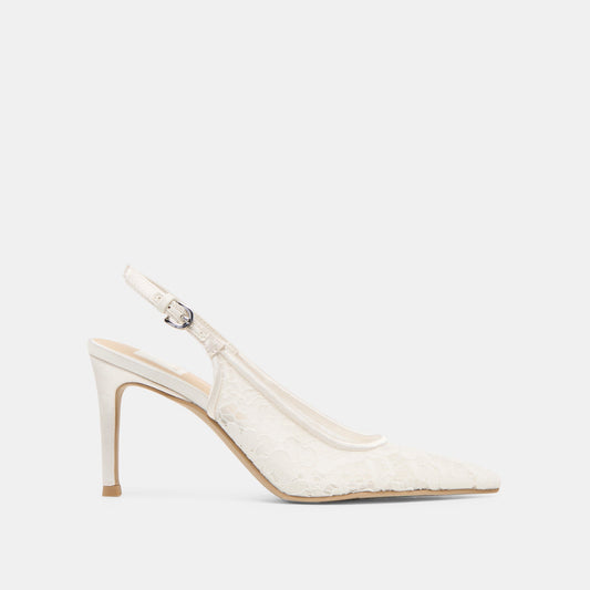 Yami True White Lace Heels Dolce Vita Discount