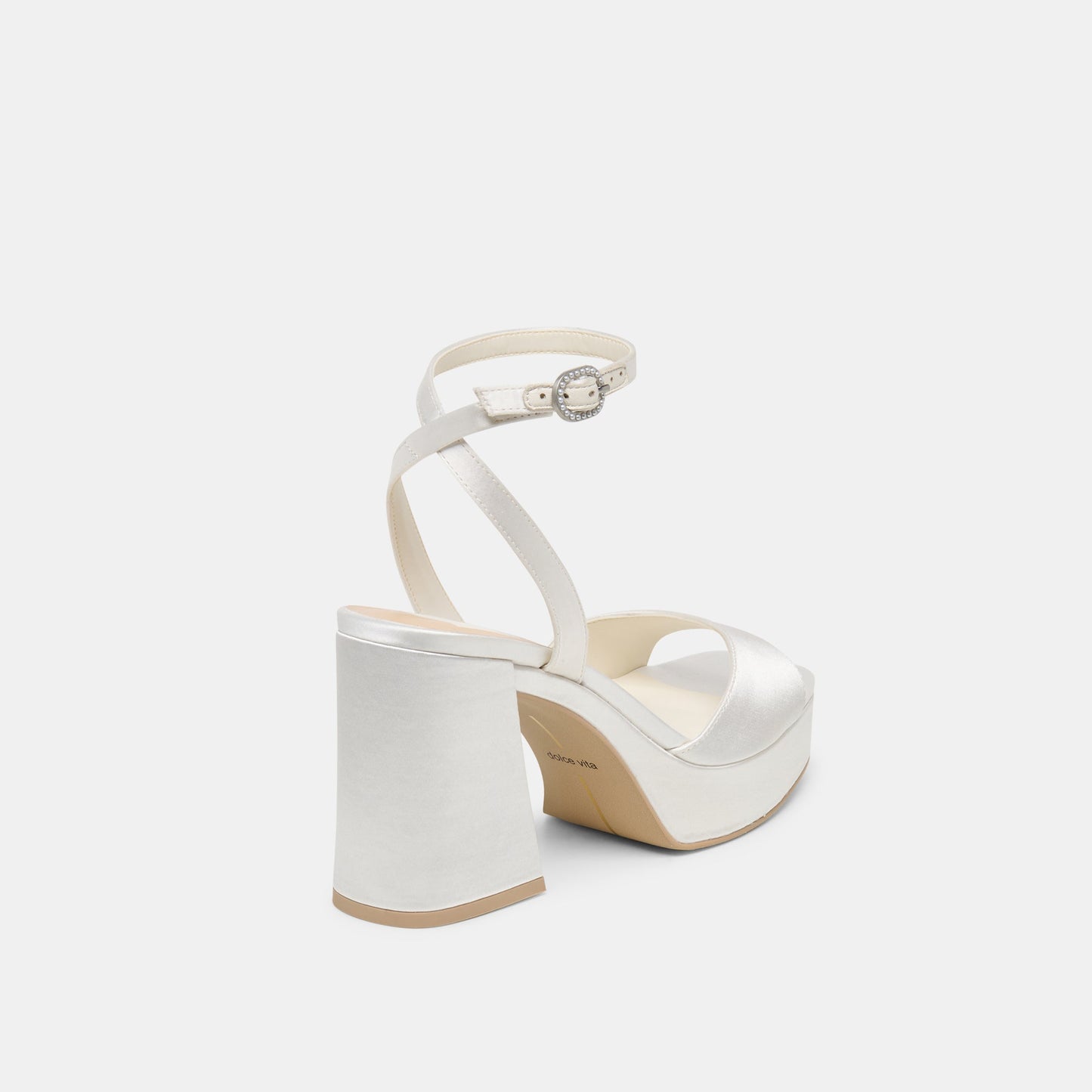 Felica White Satin Heels Dolce Vita Online