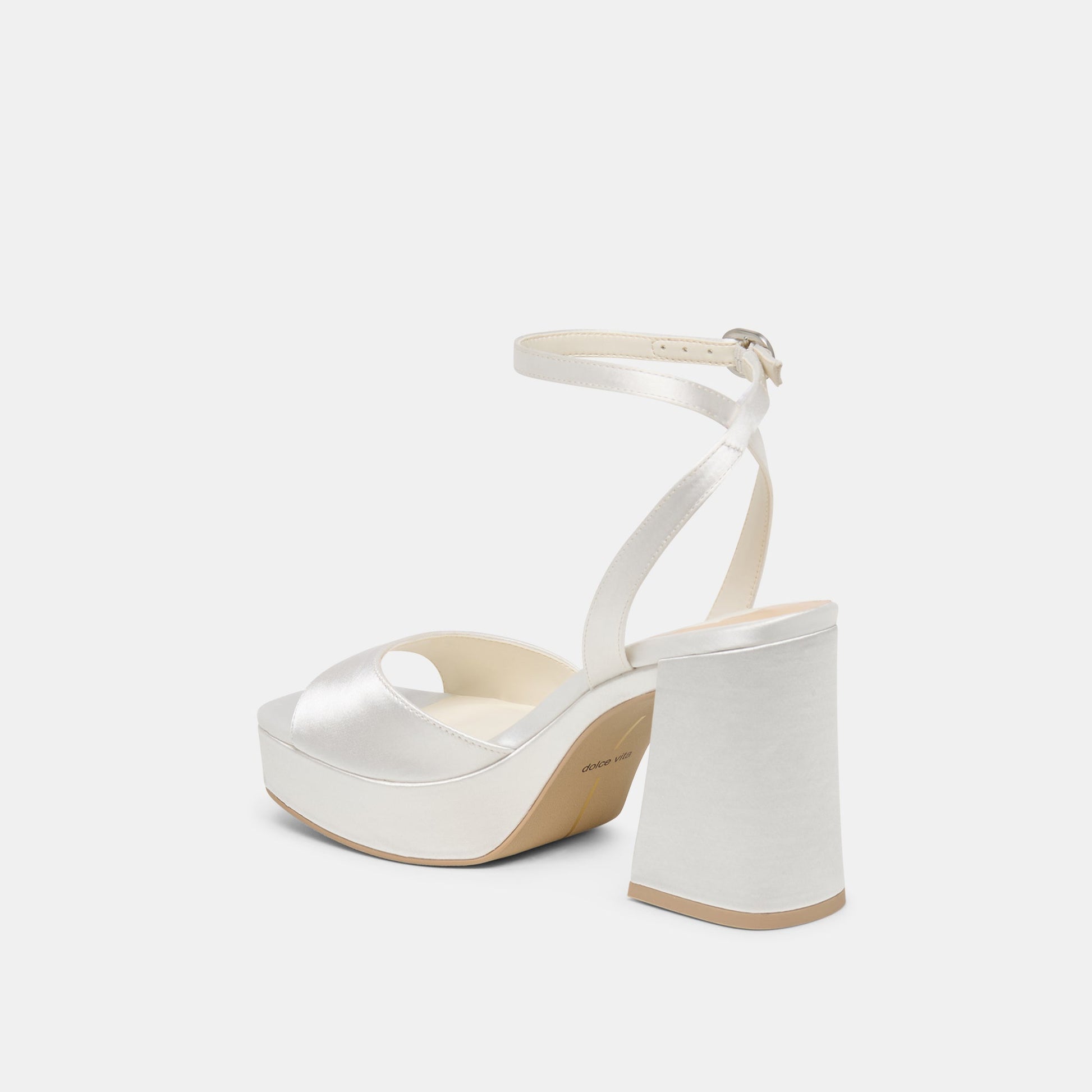 Felica White Satin Heels Dolce Vita Online
