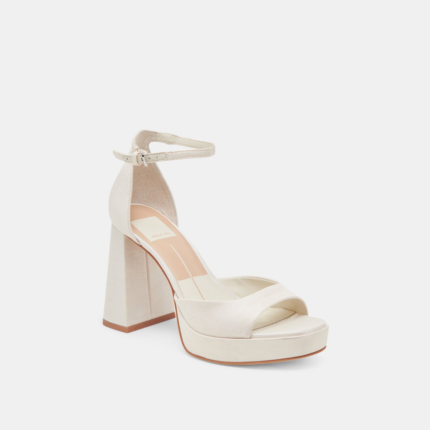 PANDRO HEELS WHITE SATIN
 – Dolce Vita Dolce Vita Outlet
