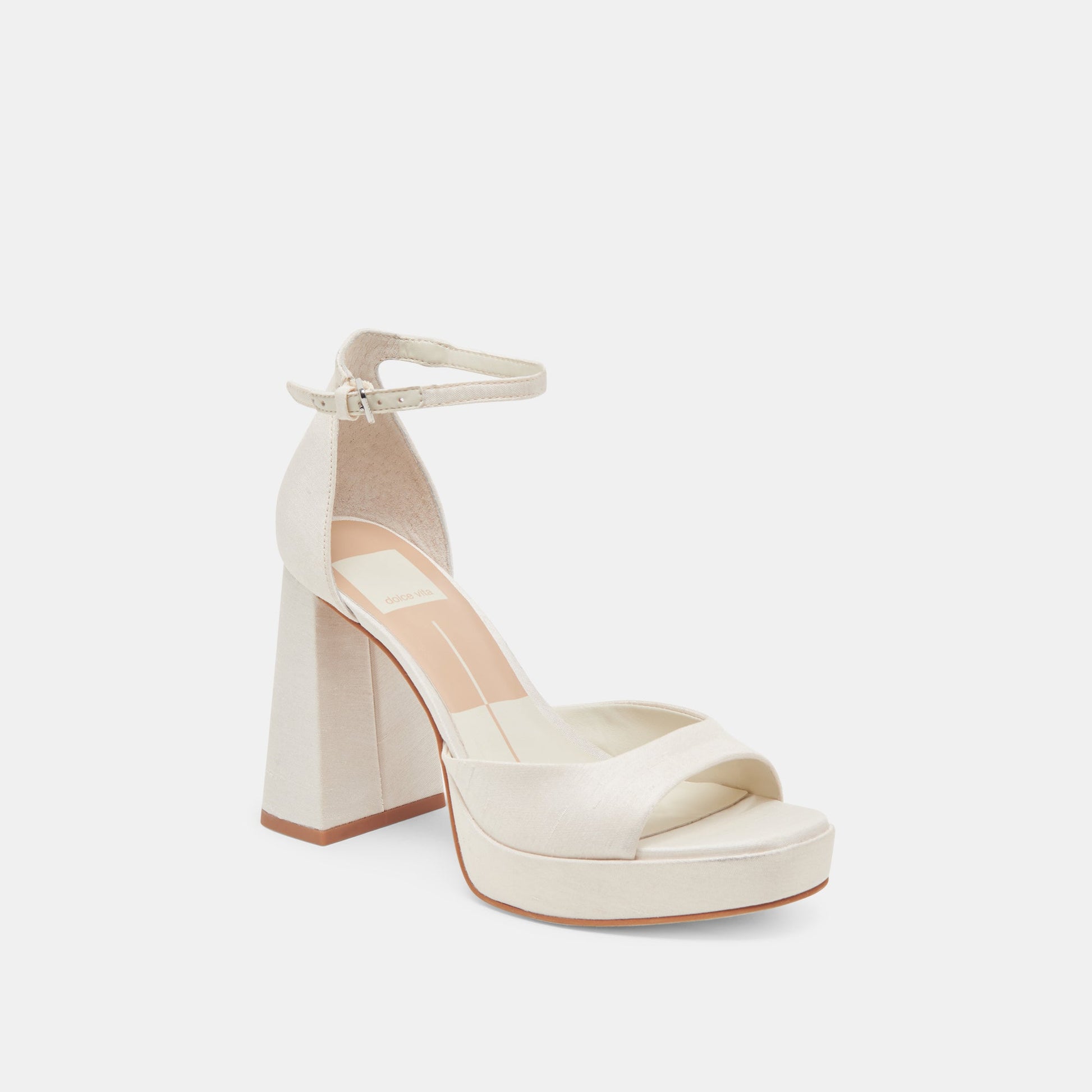 PANDRO HEELS WHITE SATIN
 – Dolce Vita Dolce Vita Outlet