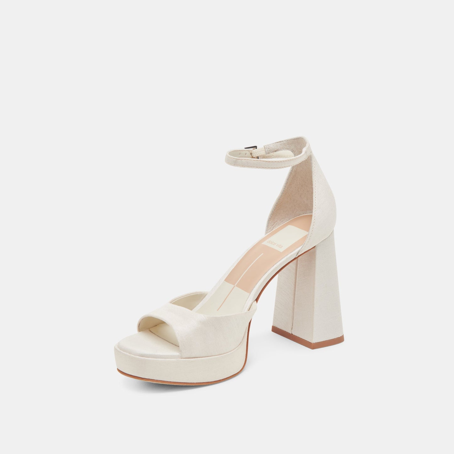 PANDRO HEELS WHITE SATIN
 – Dolce Vita Dolce Vita Outlet