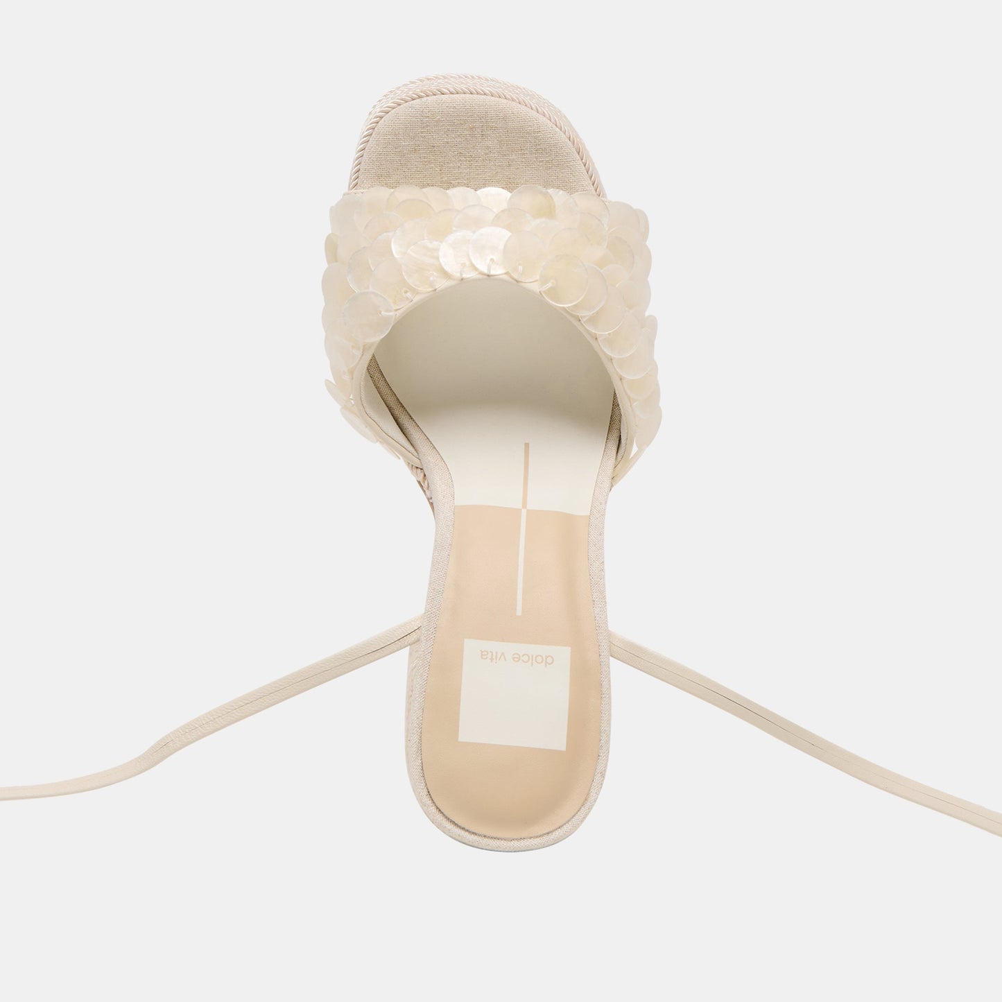 Dorthy Confetti Ivory Leather Heels Dolce Vita For sale