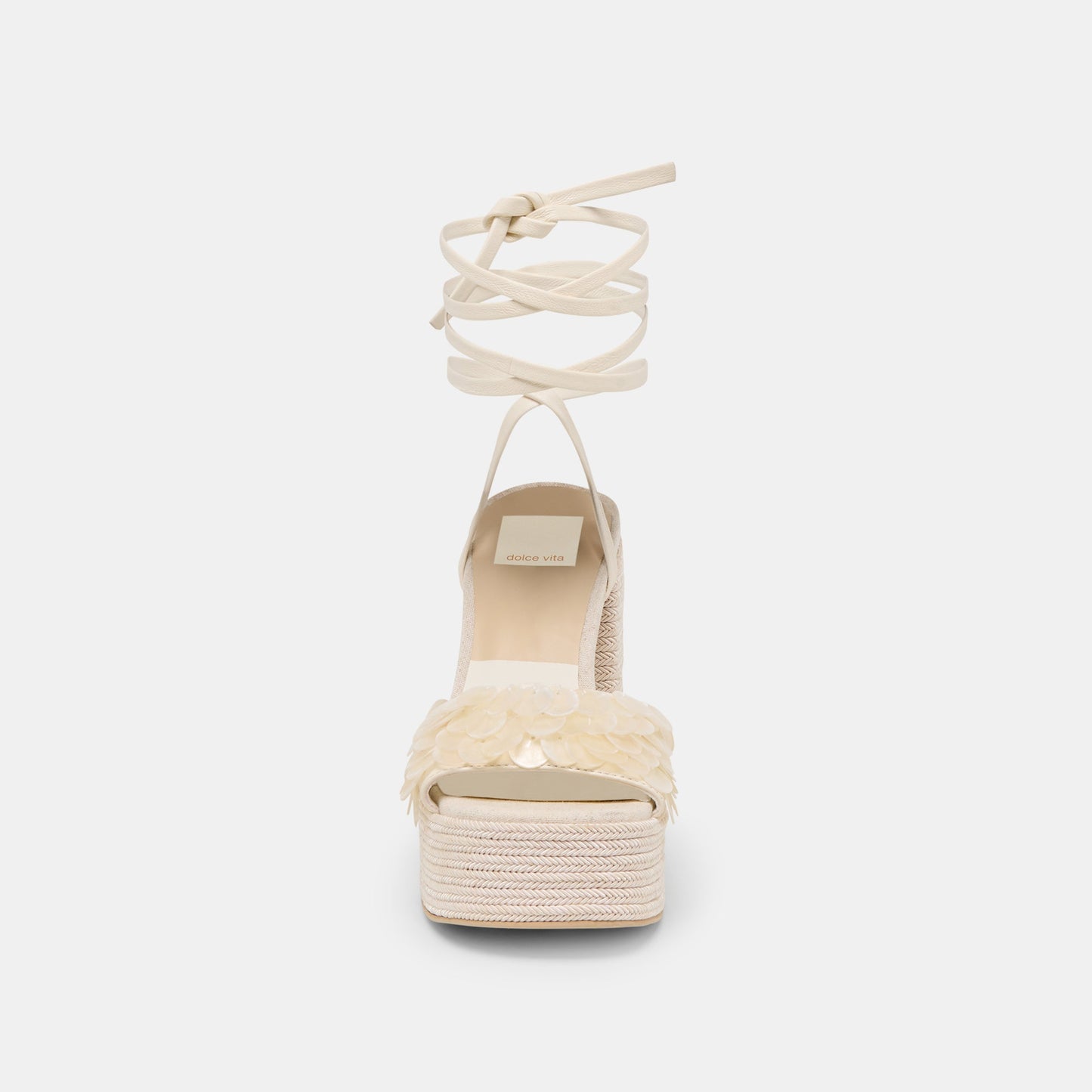 Dorthy Confetti Ivory Leather Heels Dolce Vita For sale