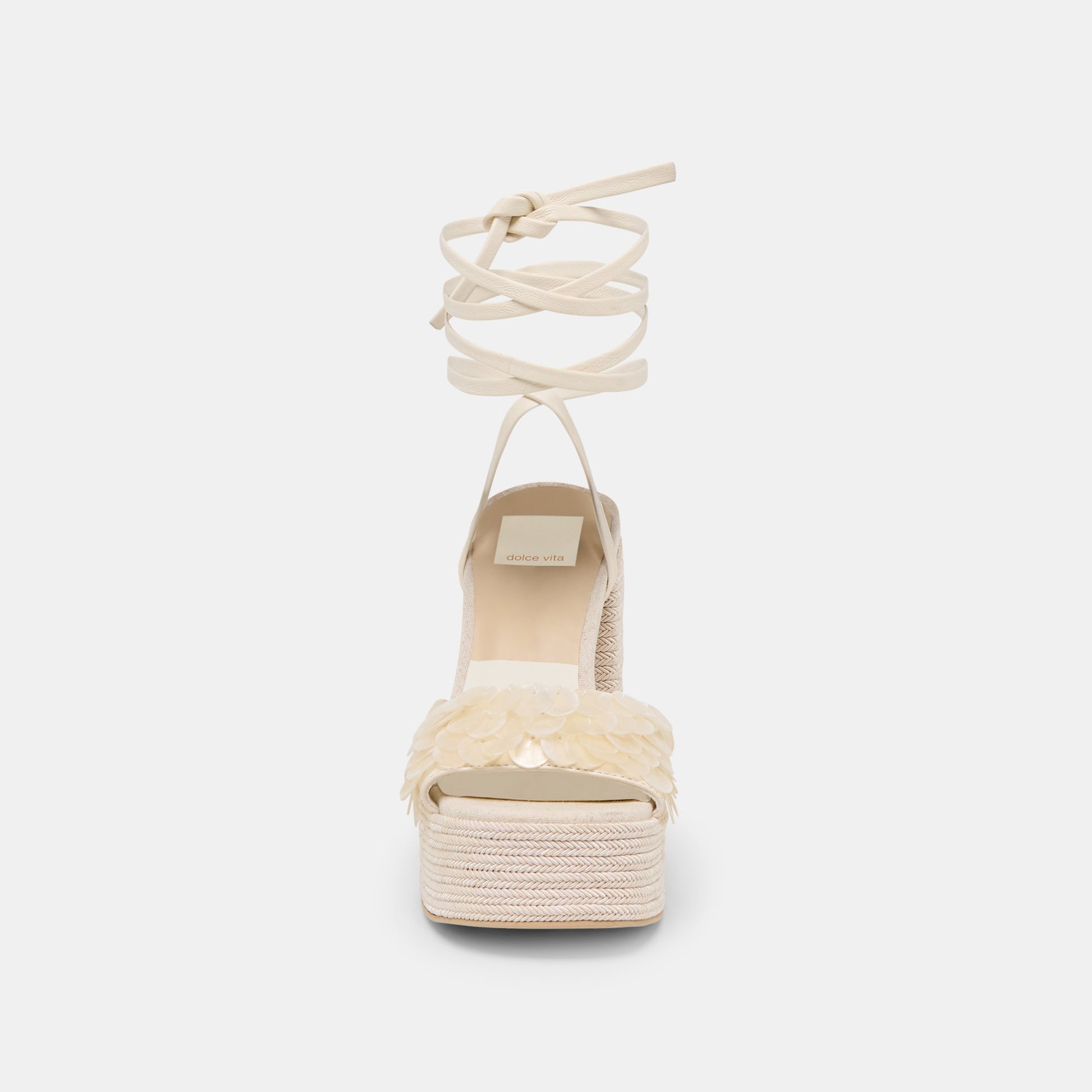 Dorthy Confetti Ivory Leather Heels Dolce Vita For sale