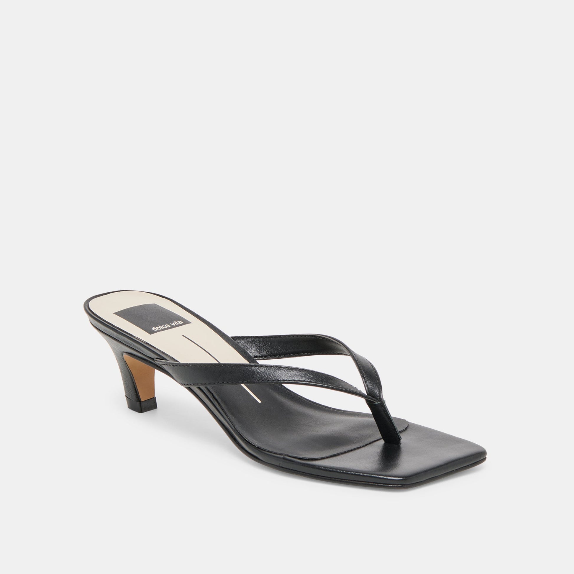 Ramia Black Leather Heels Dolce Vita New