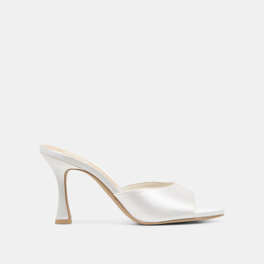 Rosha True White Satin Heels Dolce Vita Discount