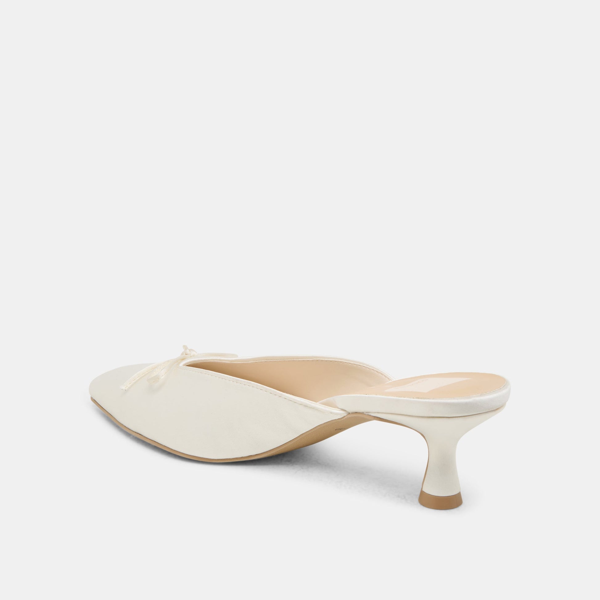 Cleo Off White Satin Heels Dolce Vita Outlet