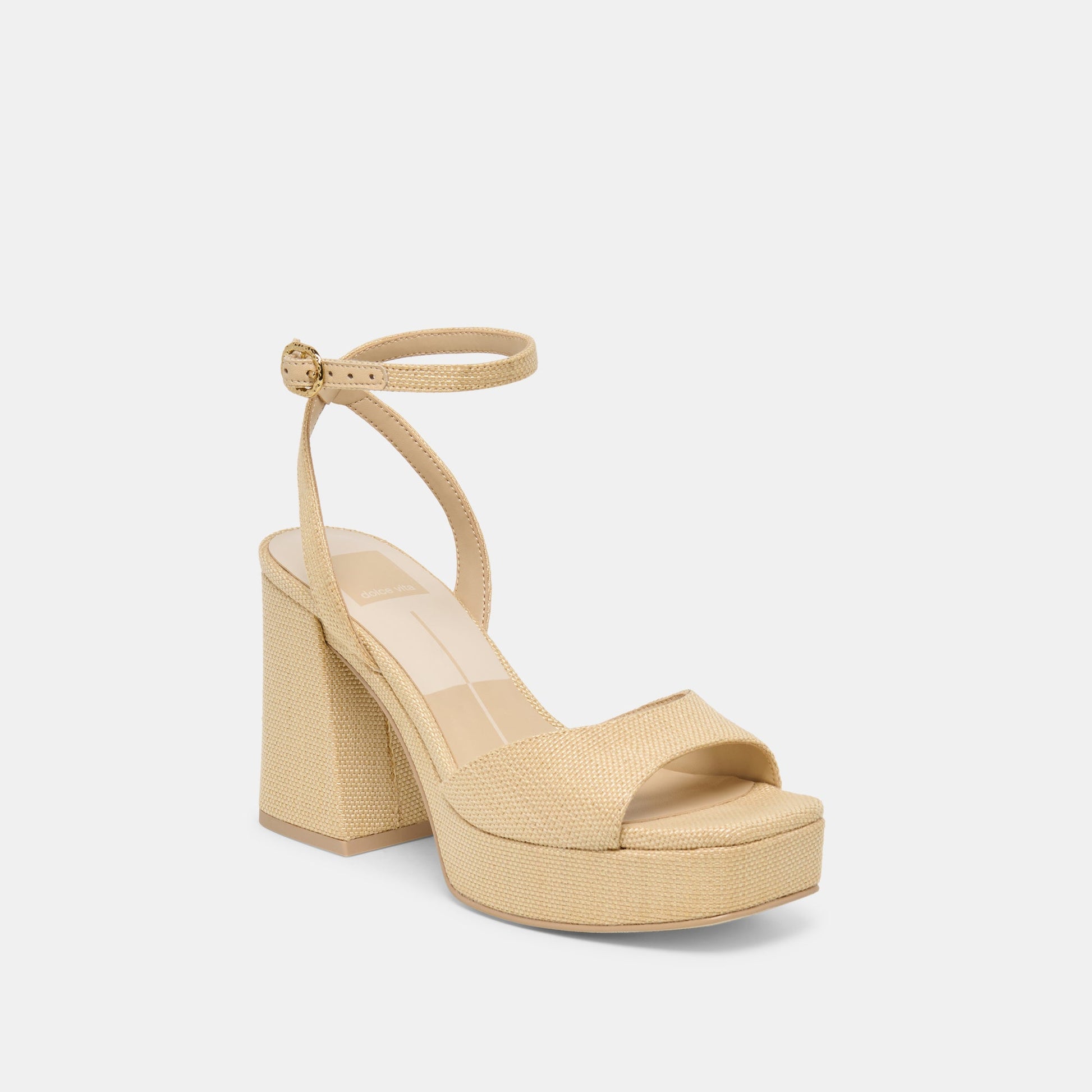 Felica Natural Raffia Heels Dolce Vita us