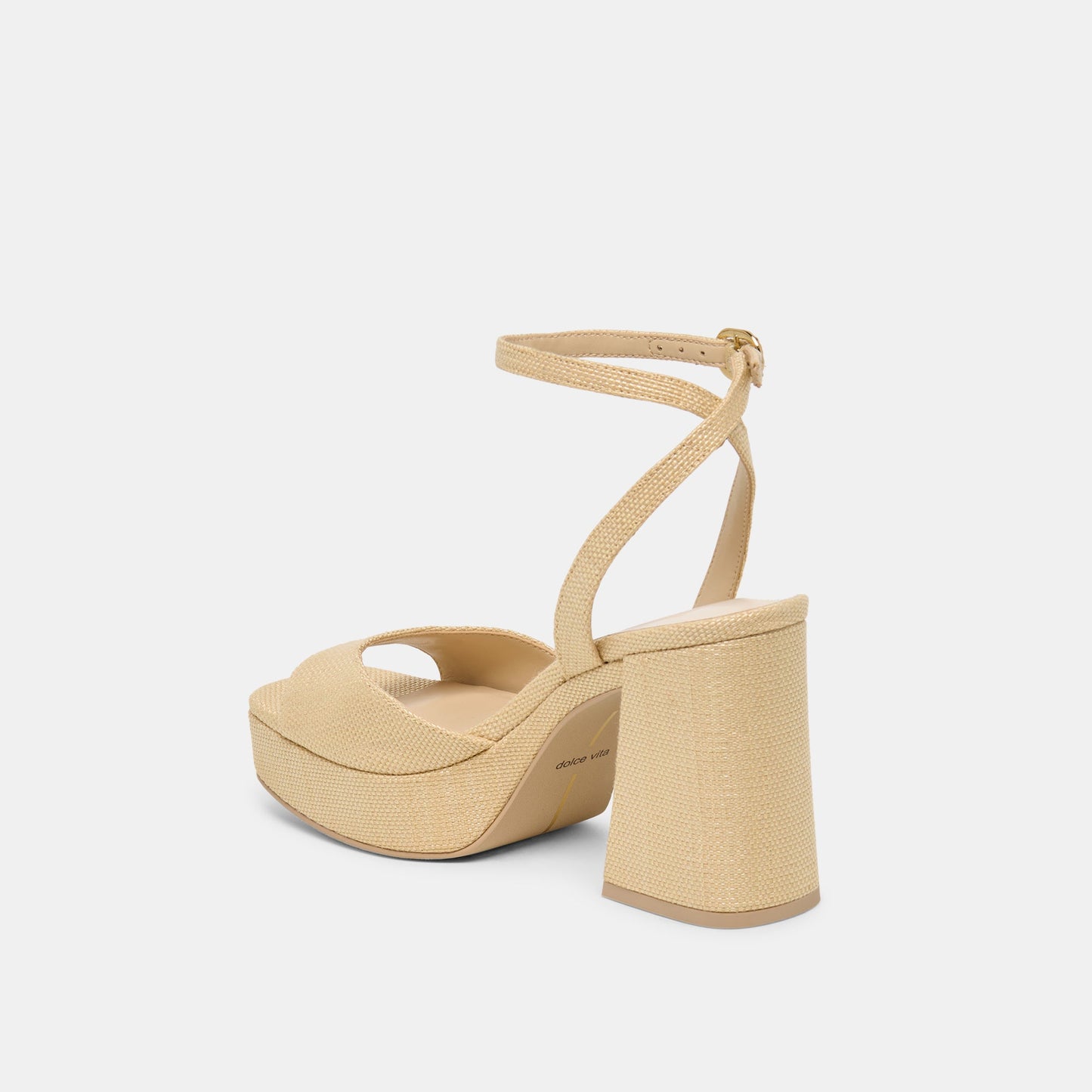 Felica Natural Raffia Heels Dolce Vita us