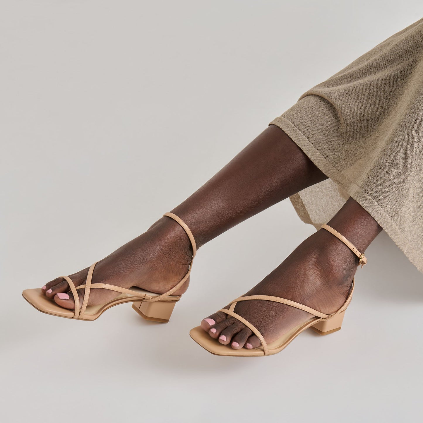Karlos Lt Tan Leather Sandals Dolce Vita New