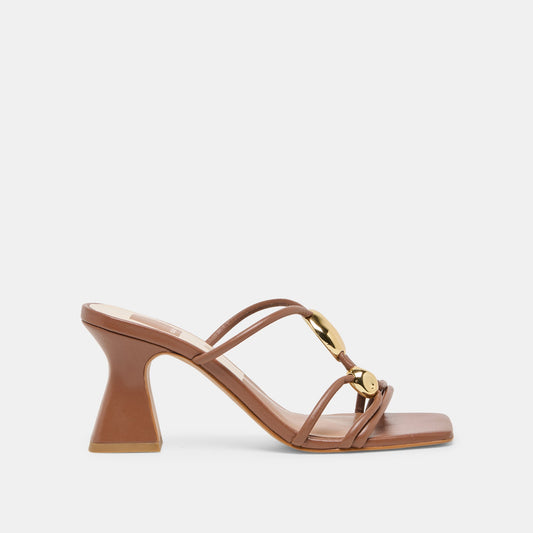 Alayna Cognac Leather Heels Dolce Vita Discount