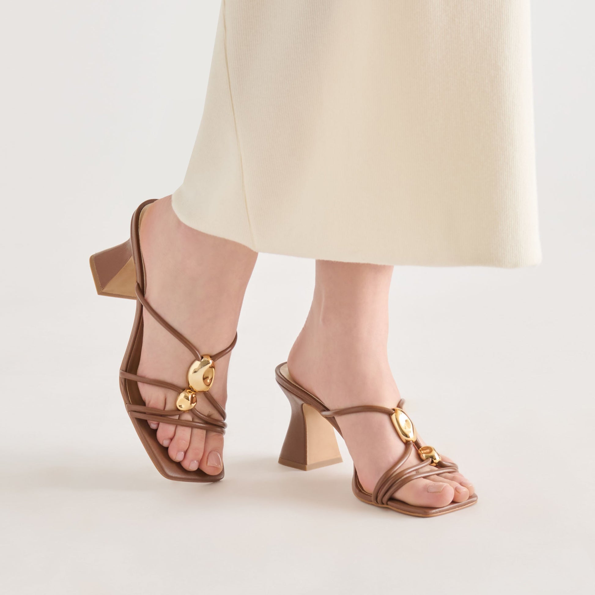 Alayna Cognac Leather Heels Dolce Vita Discount