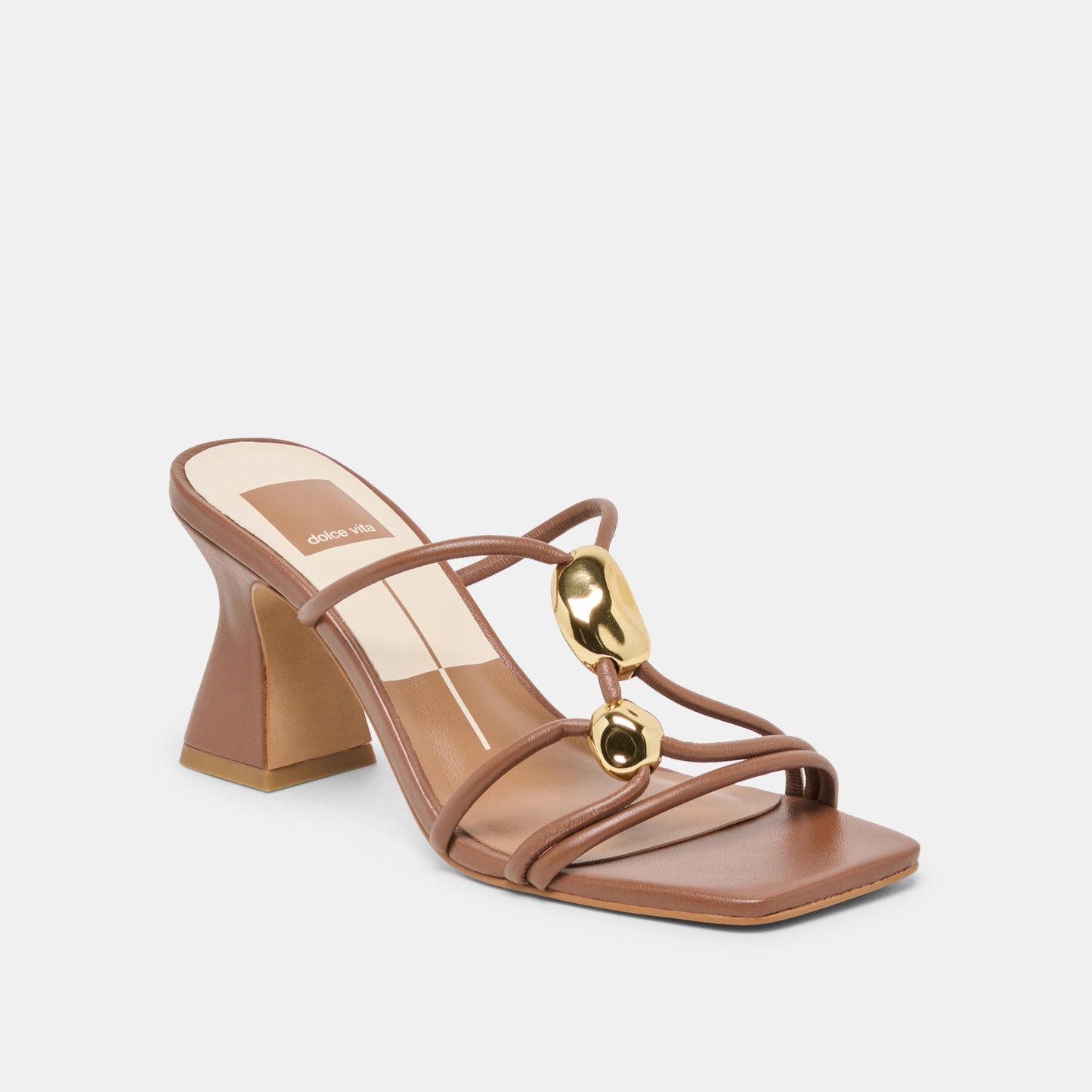 Alayna Cognac Leather Heels Dolce Vita Discount