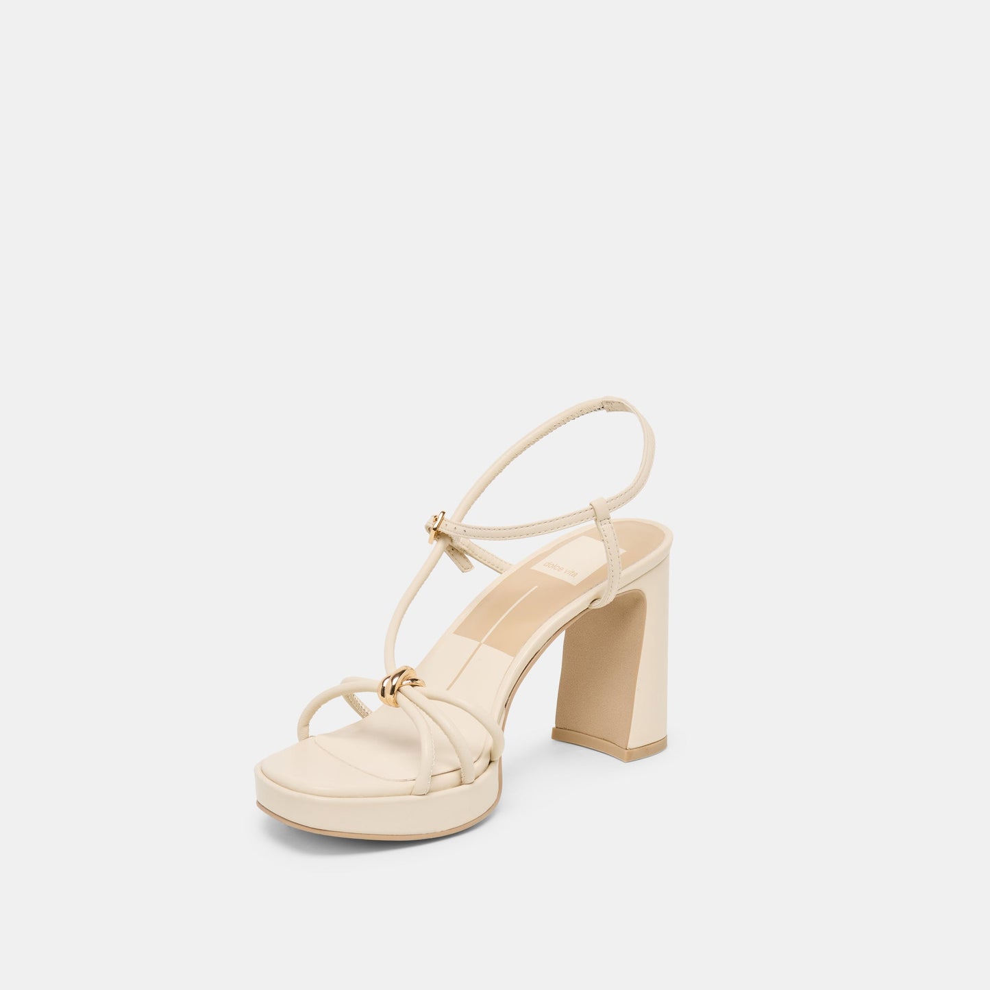 Odete Creme Leather Heels Dolce Vita Sale