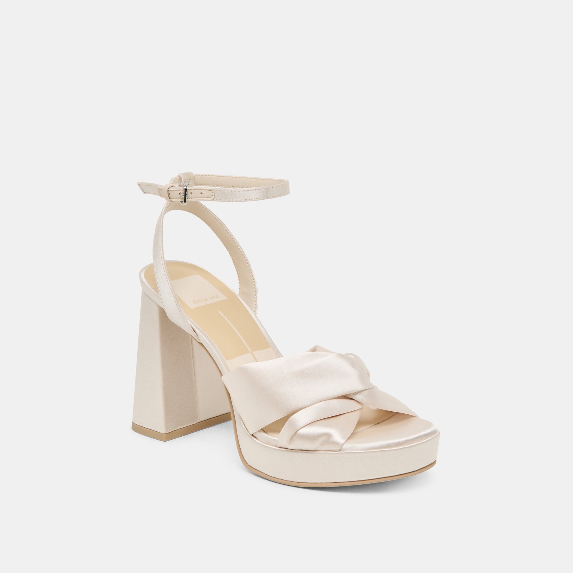 PARLO HEELS IVORY SATIN
 – Dolce Vita Dolce Vita Outlet