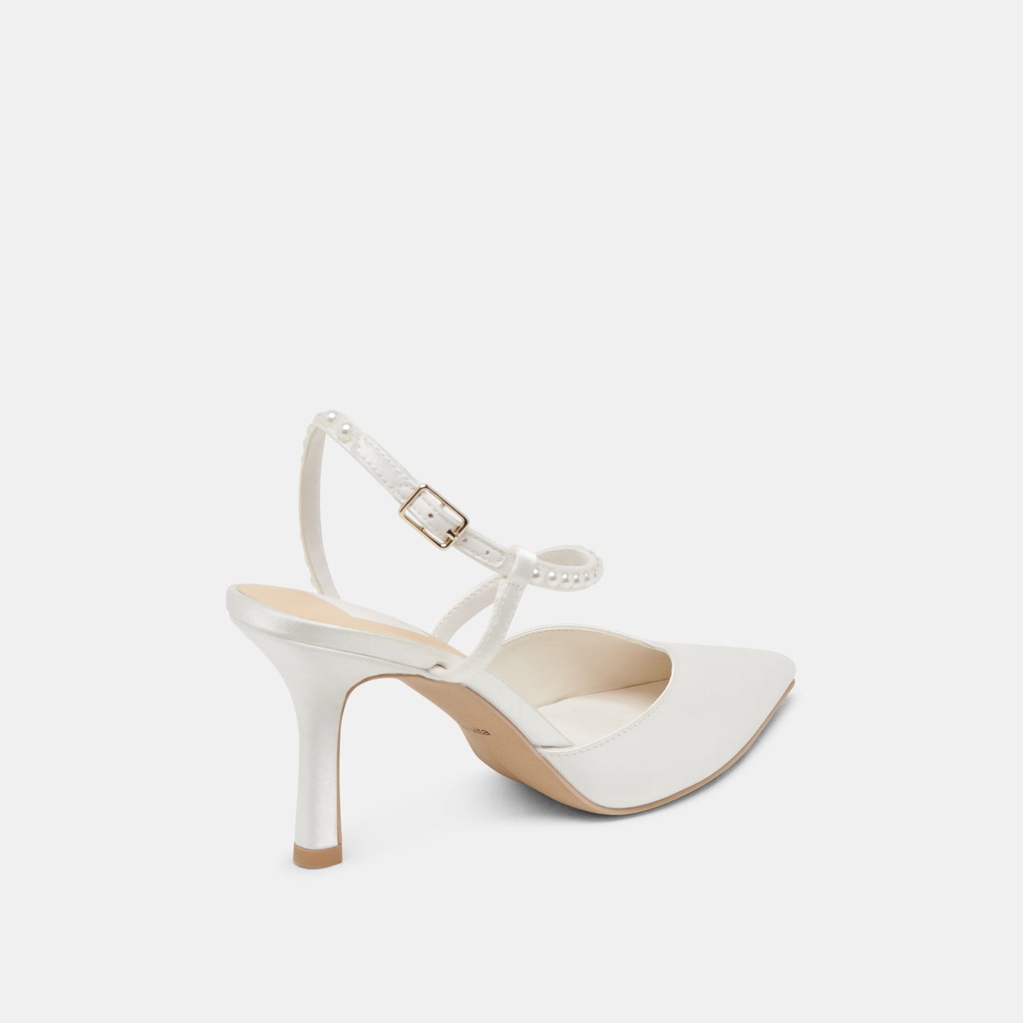 KAMRA PEARL HEELS TRUE WHITE SATIN
 – Dolce Vita Dolce Vita On sale