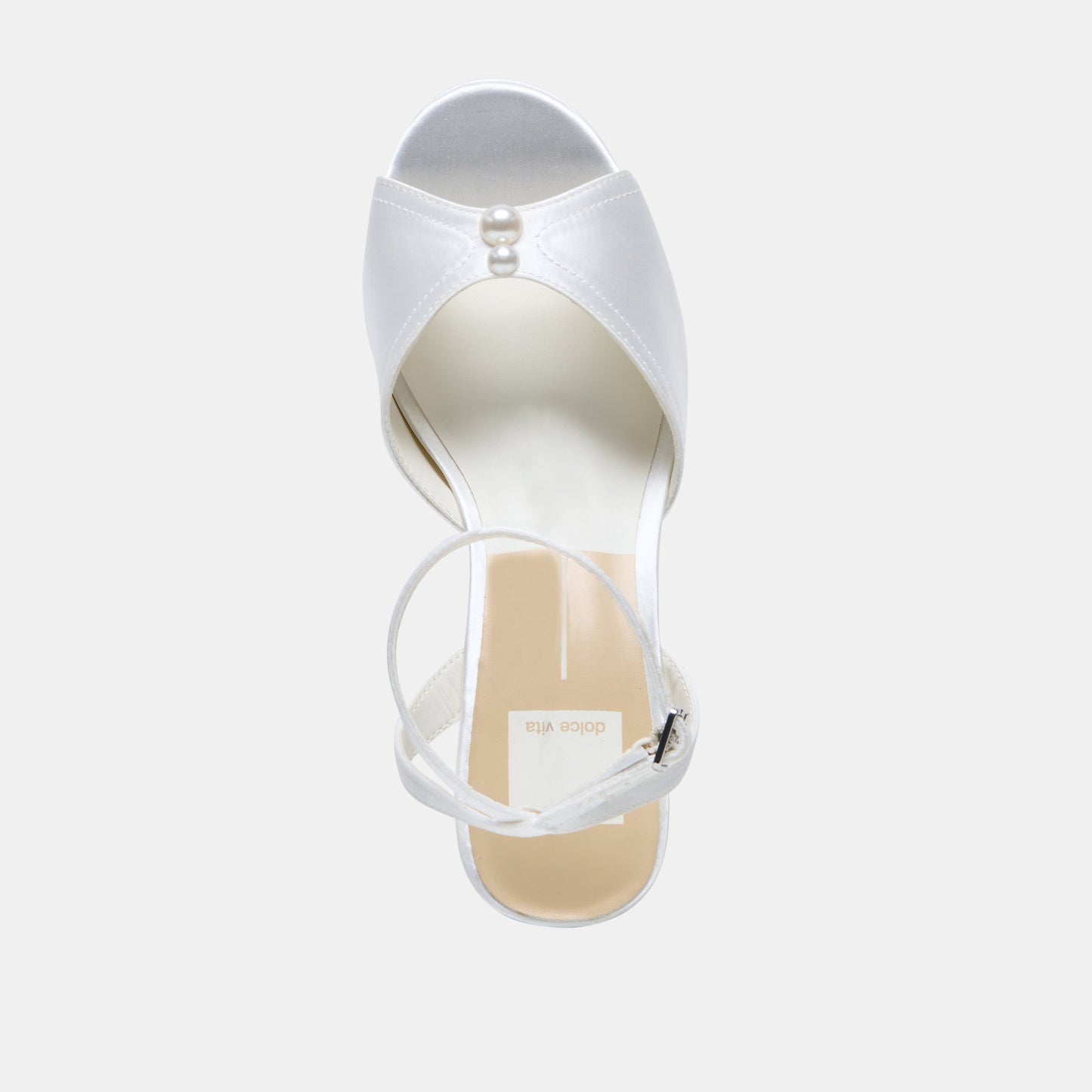Bryla White Satin Heels Dolce Vita us
