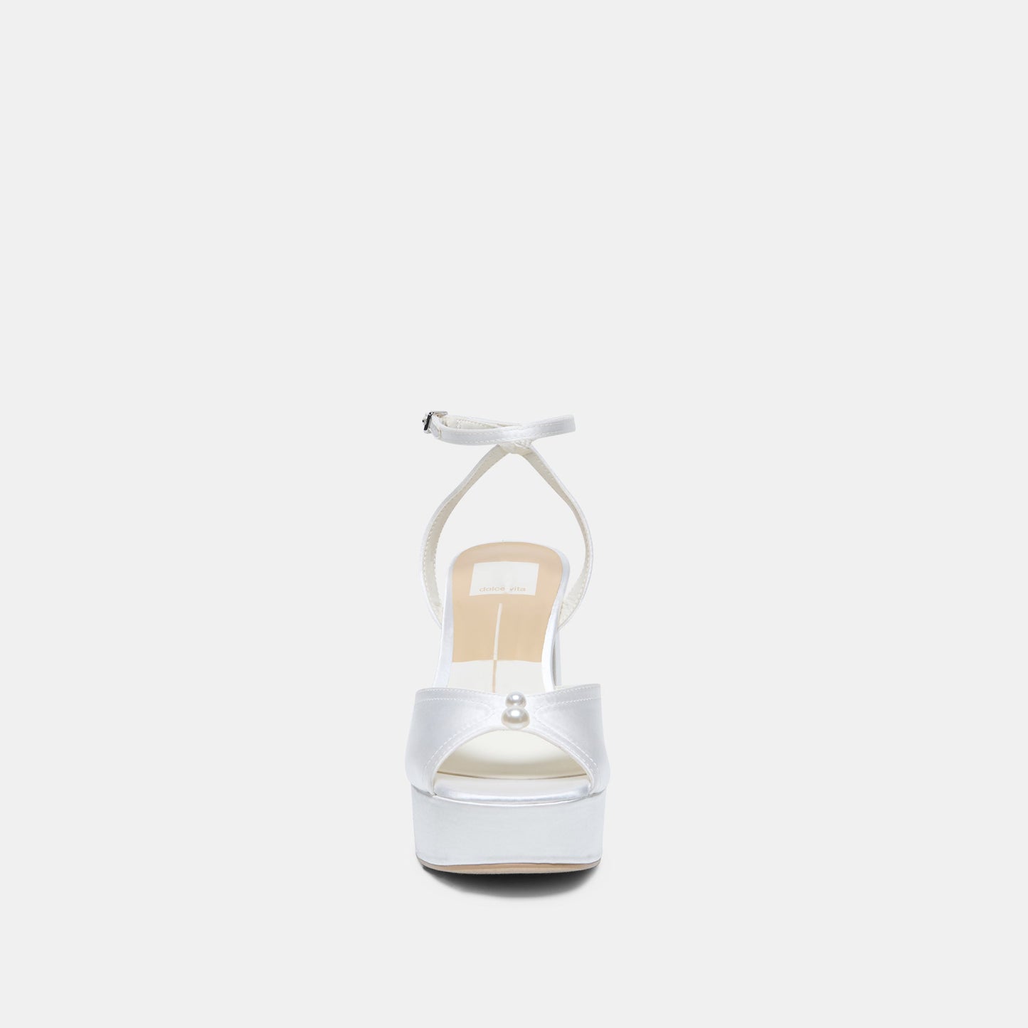 Bryla White Satin Heels Dolce Vita us
