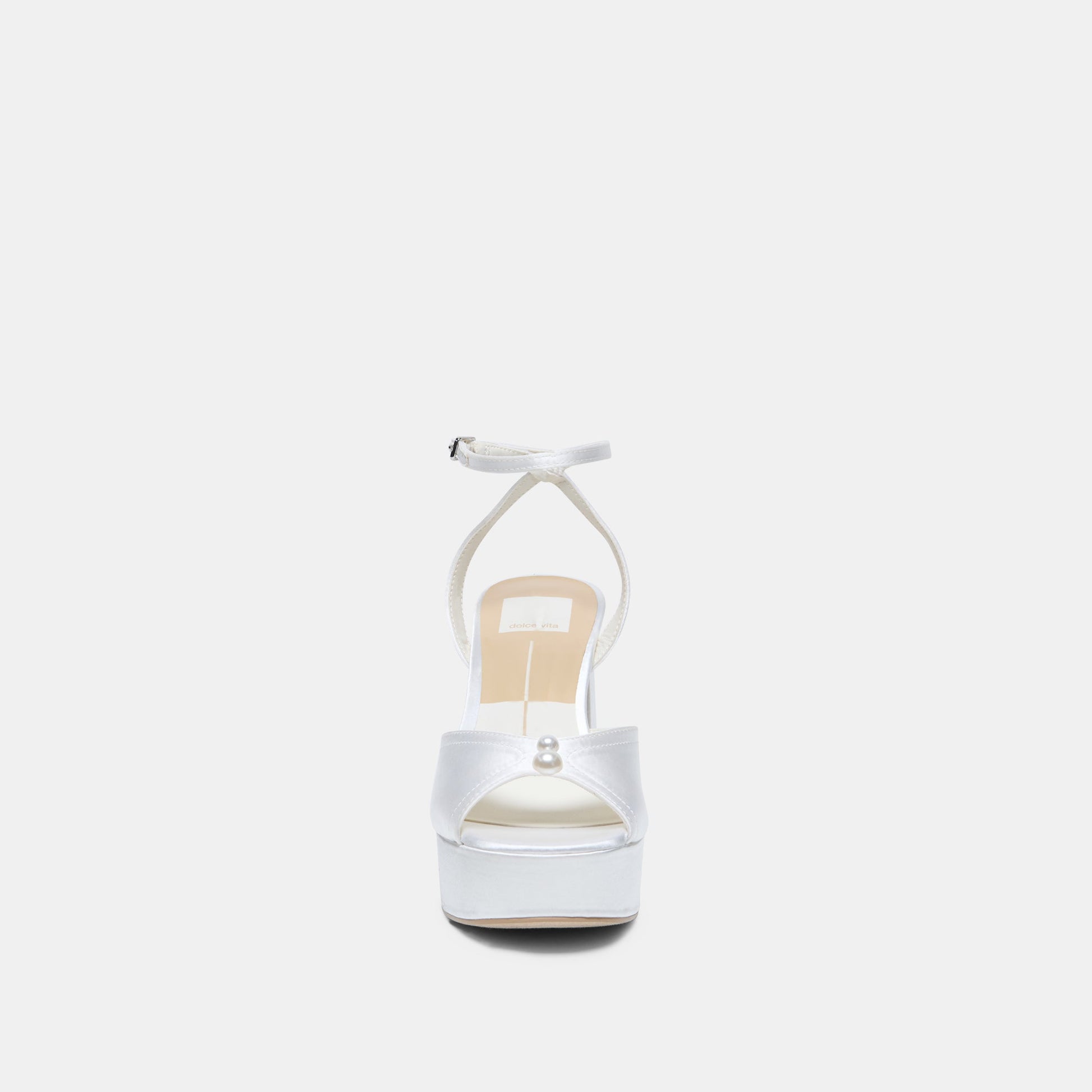 Bryla White Satin Heels Dolce Vita us