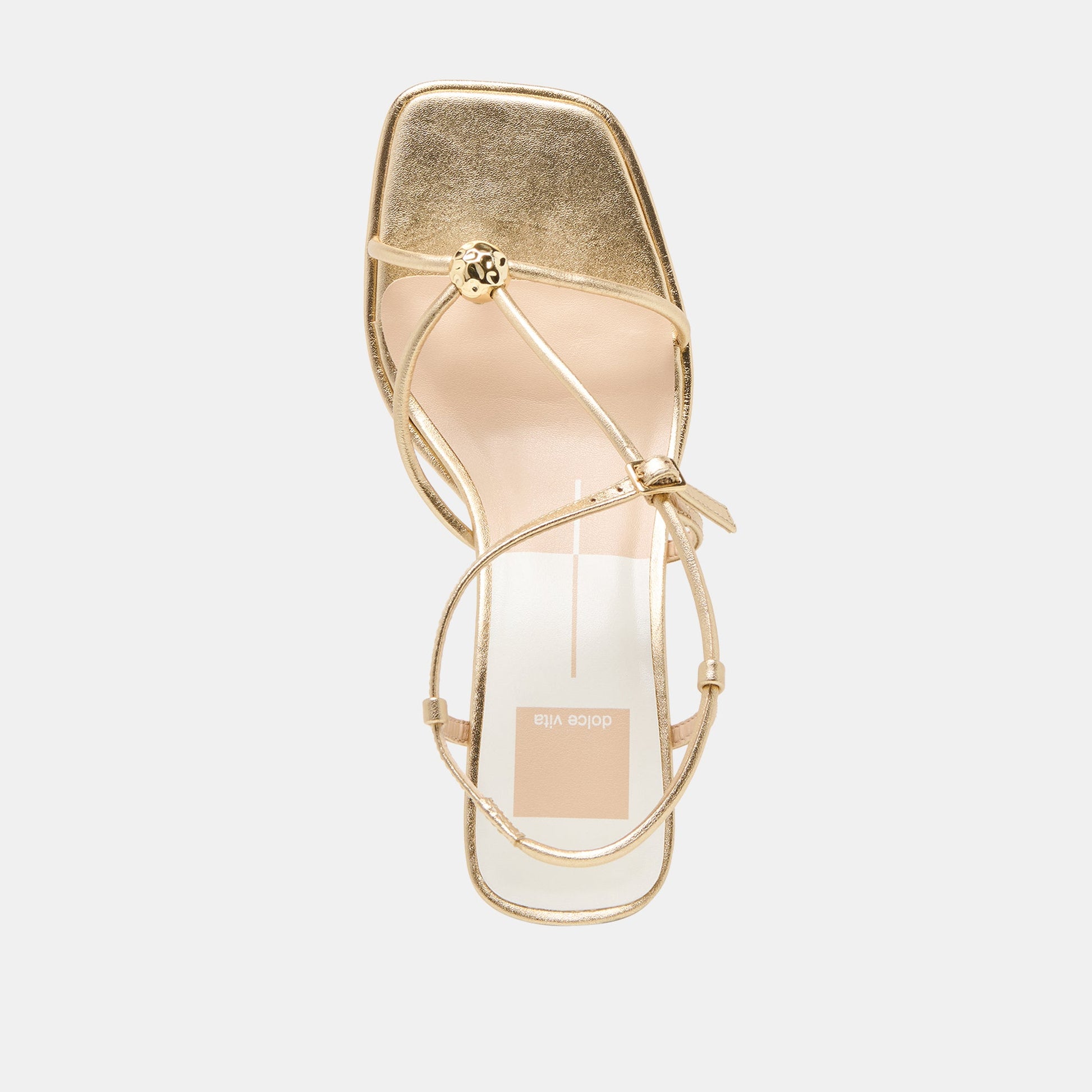 Mylee Gold Distressed Leather Heels Dolce Vita Discount