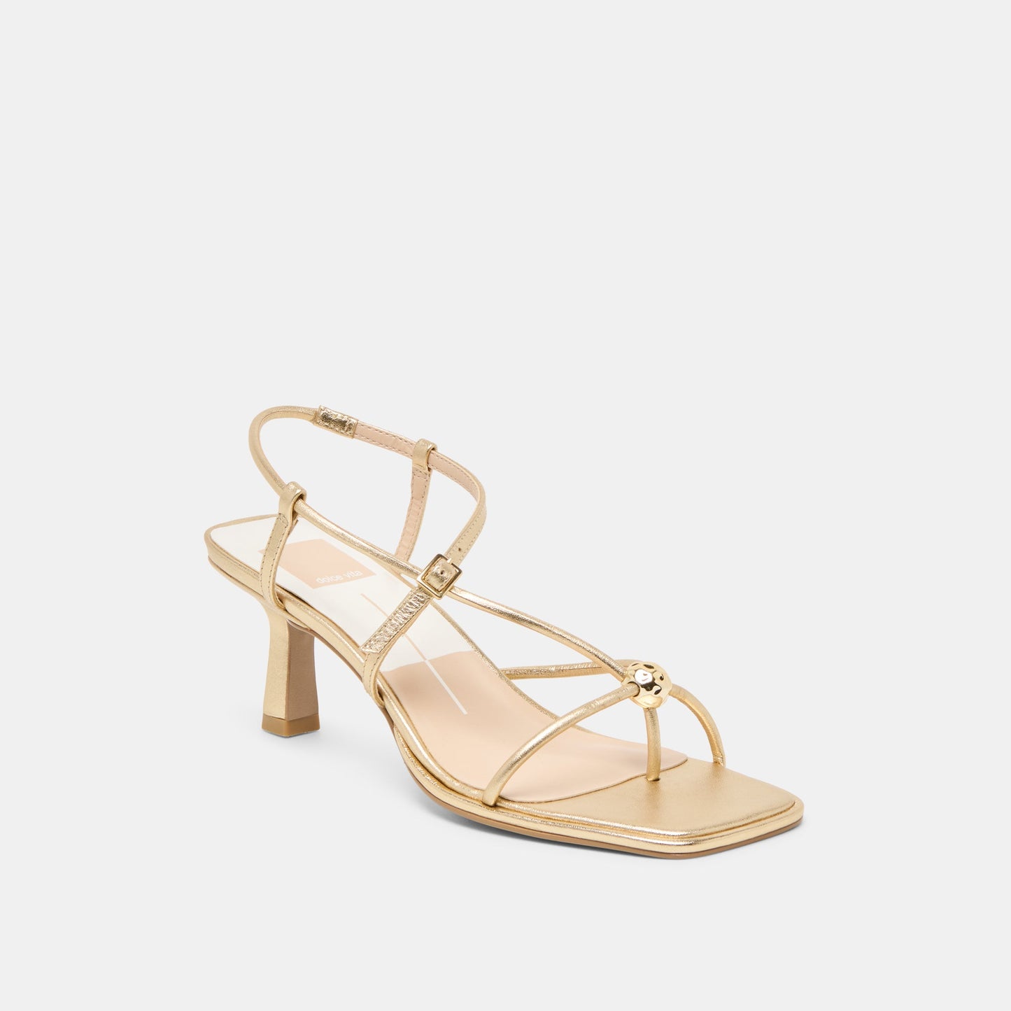 Mylee Gold Distressed Leather Heels Dolce Vita Discount
