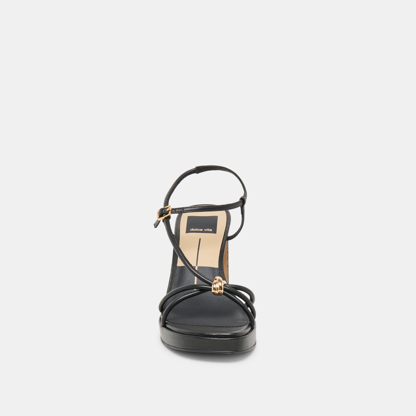 Odete Black Leather Heels Dolce Vita Sale